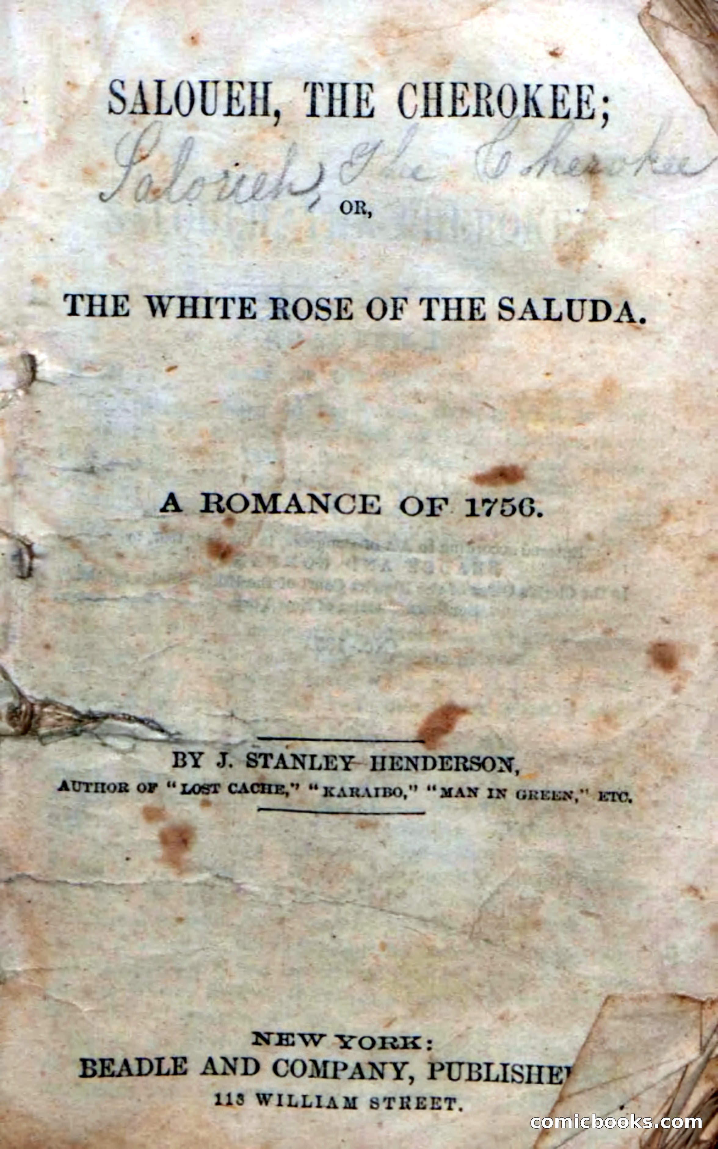 Beadle's Dime Novels No. 135: The Cherokee Chief — page 5 of 92