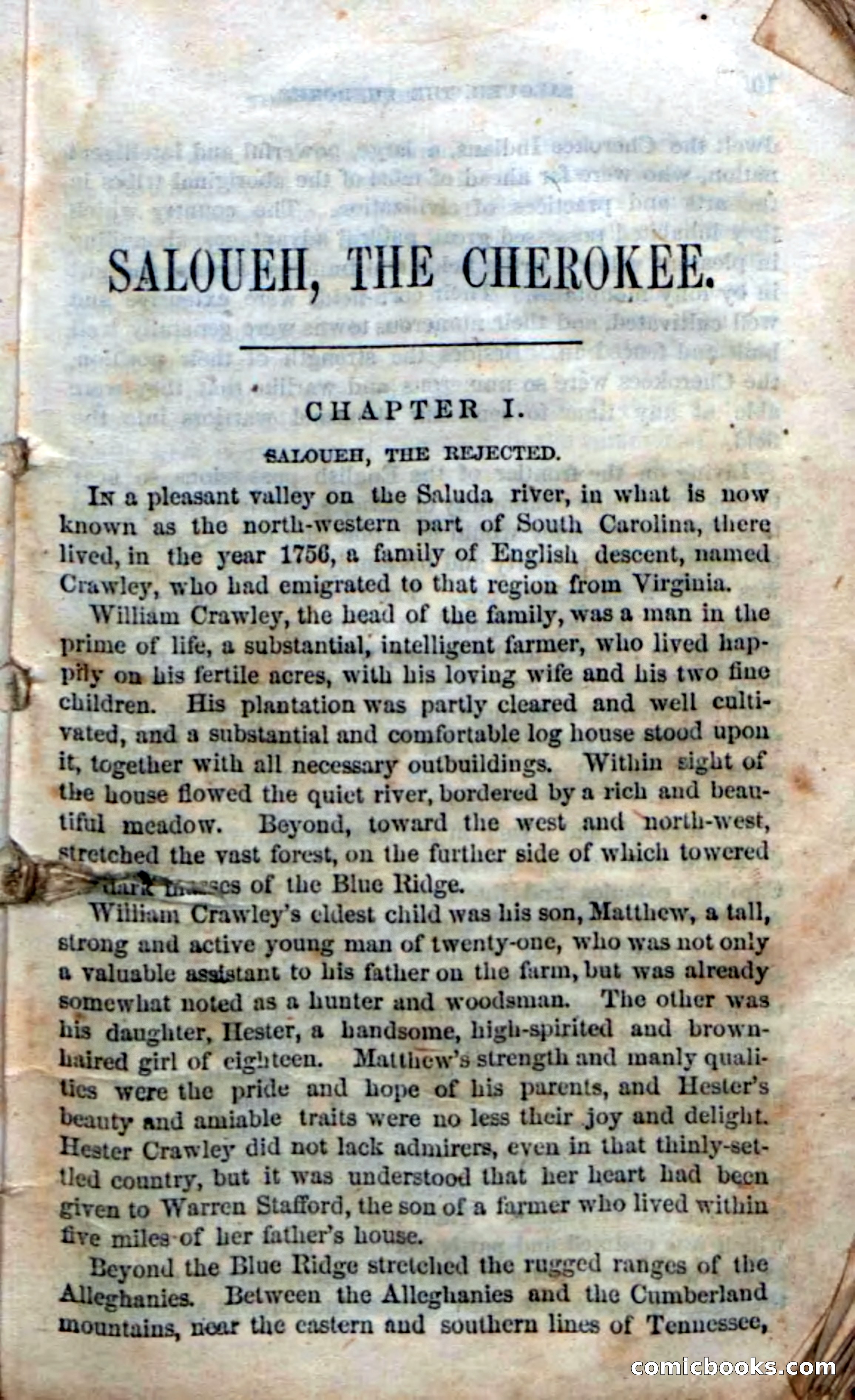 Beadle's Dime Novels No. 135: The Cherokee Chief — page 7 of 92