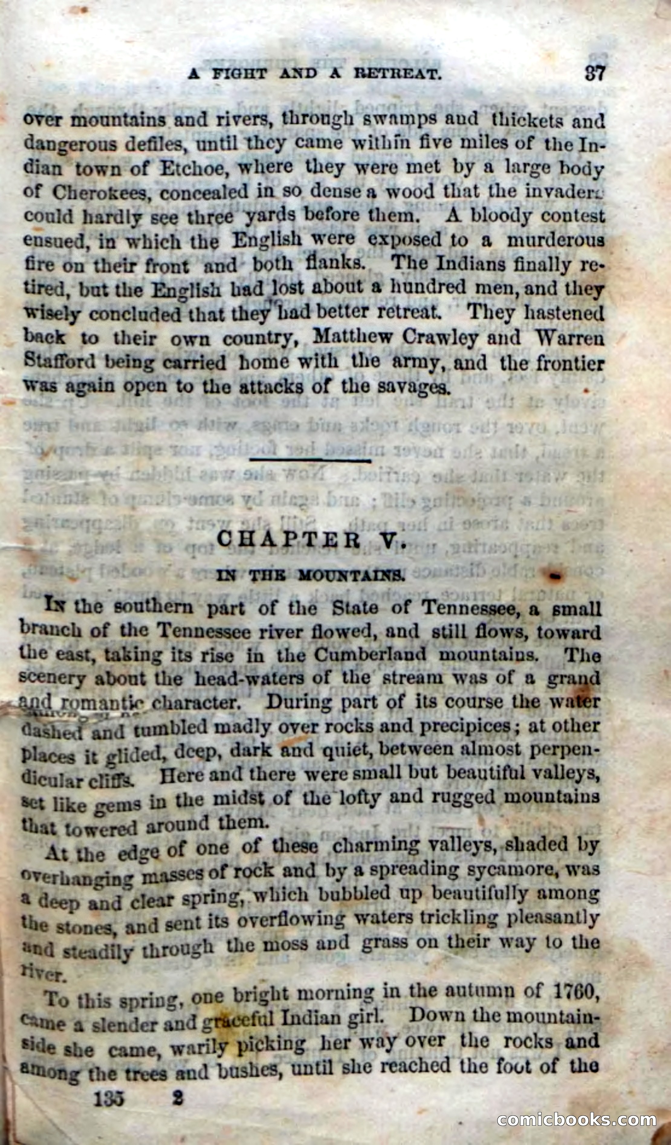 Beadle's Dime Novels No. 135: The Cherokee Chief — page 35 of 92