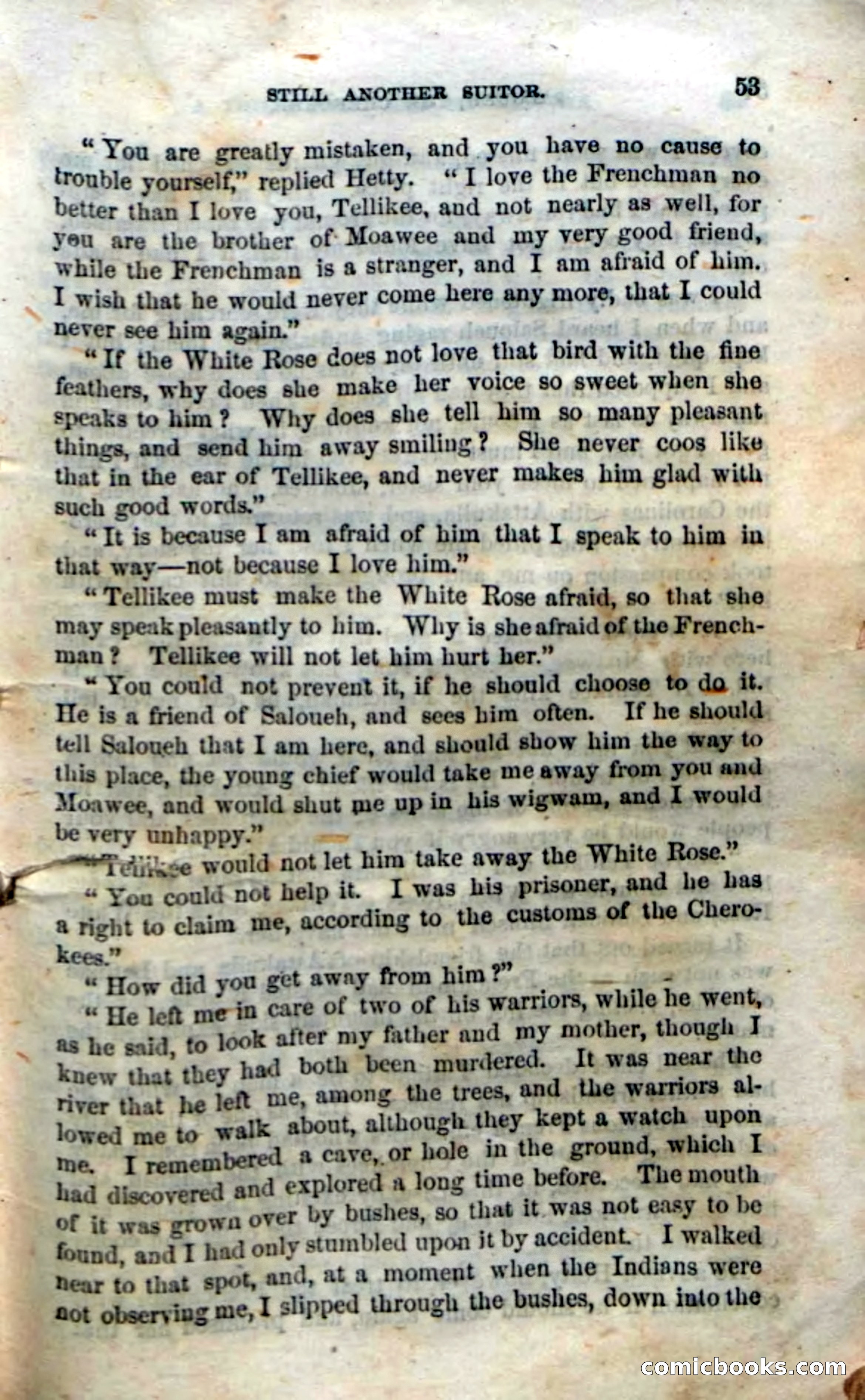 Beadle's Dime Novels No. 135: The Cherokee Chief — page 51 of 92