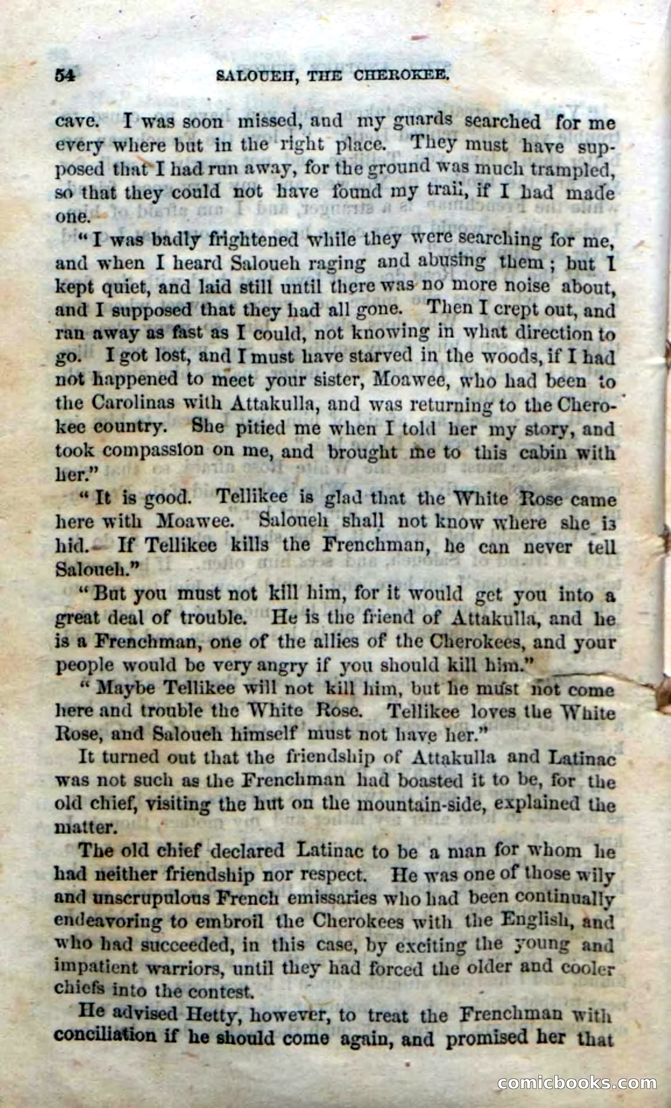 Beadle's Dime Novels No. 135: The Cherokee Chief — page 52 of 92