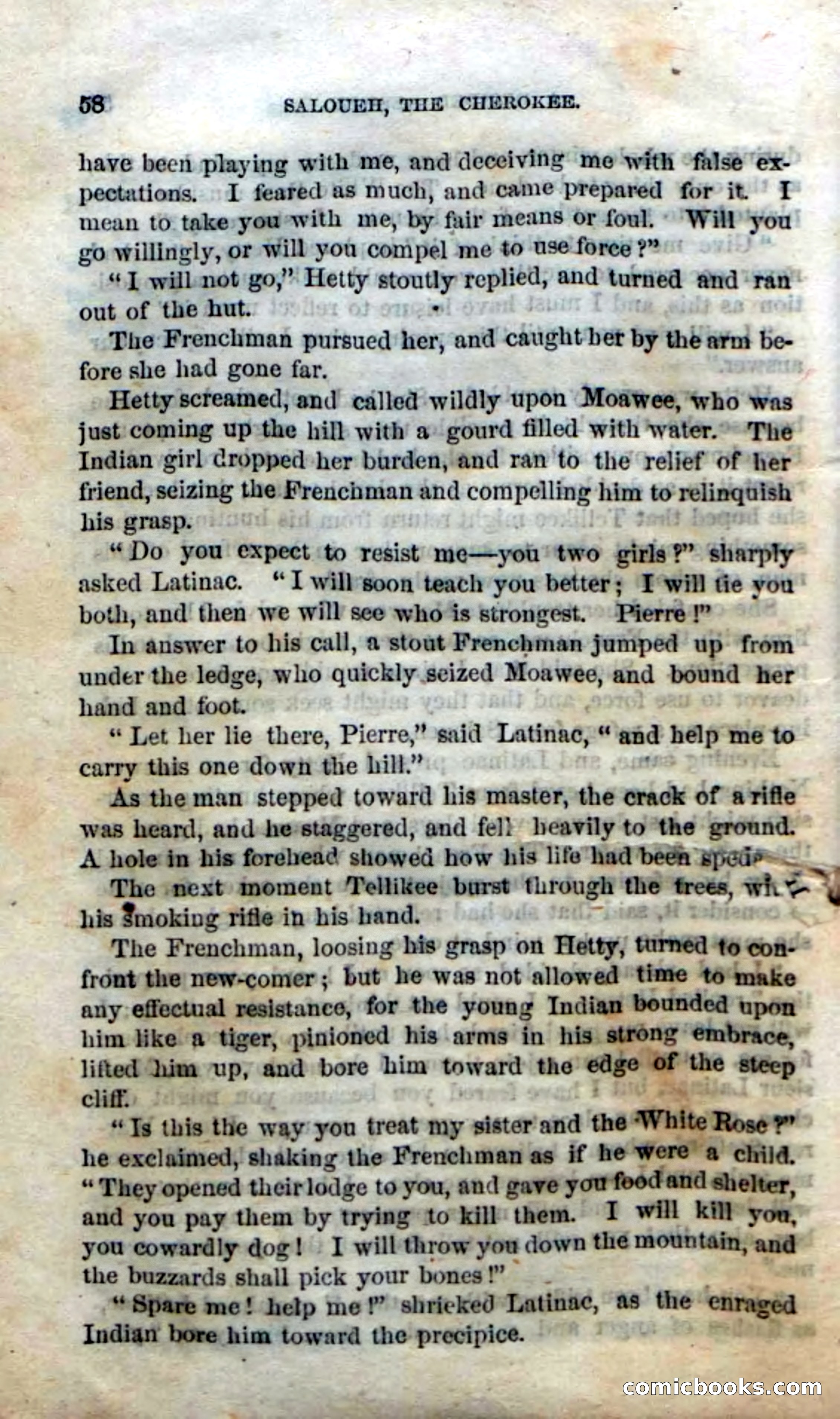 Beadle's Dime Novels No. 135: The Cherokee Chief — page 56 of 92