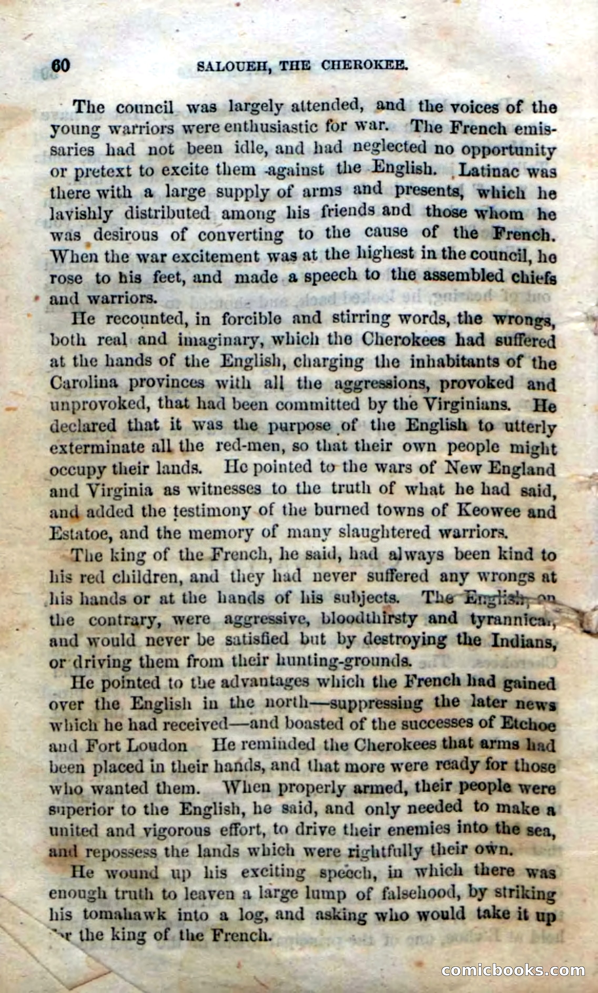 Beadle's Dime Novels No. 135: The Cherokee Chief — page 58 of 92