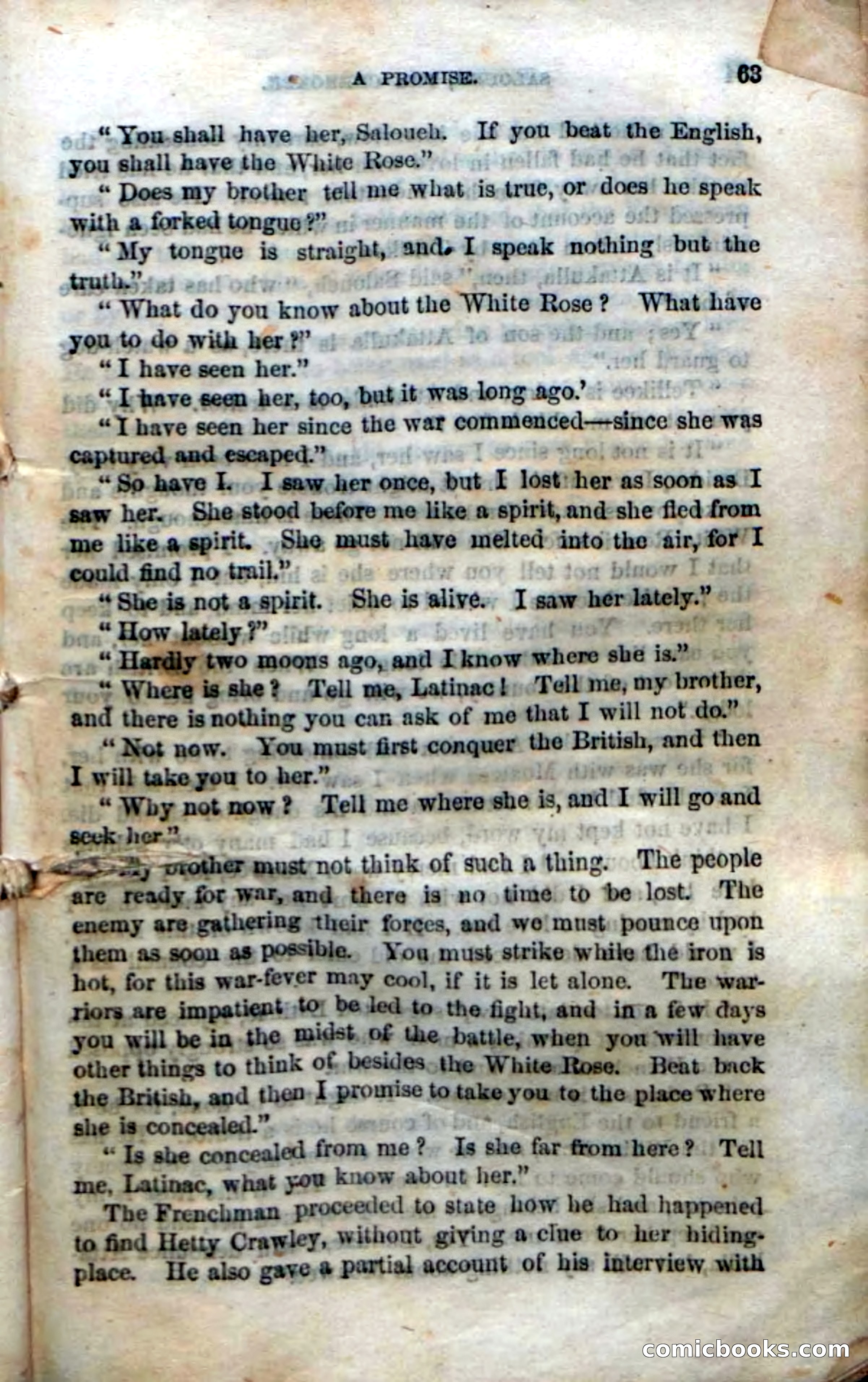 Beadle's Dime Novels No. 135: The Cherokee Chief — page 61 of 92