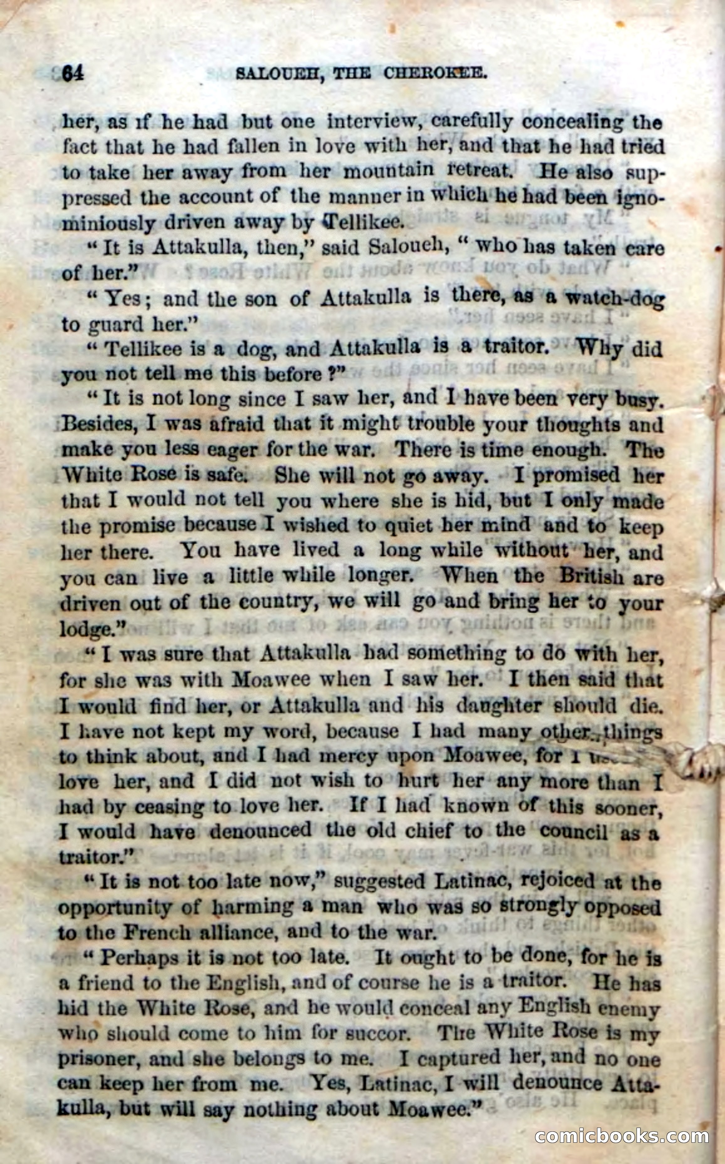 Beadle's Dime Novels No. 135: The Cherokee Chief — page 62 of 92