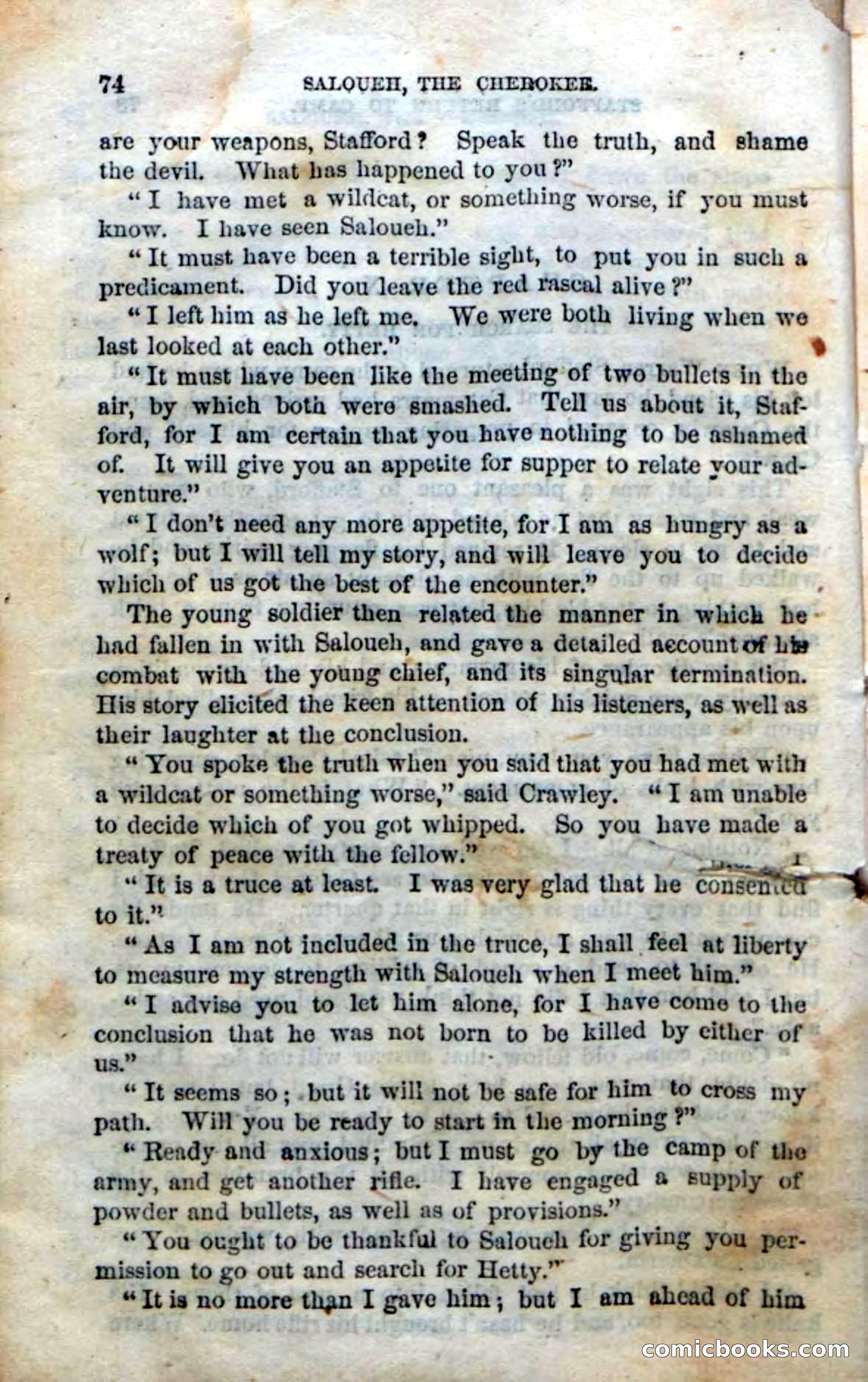Beadle's Dime Novels No. 135: The Cherokee Chief — page 72 of 92