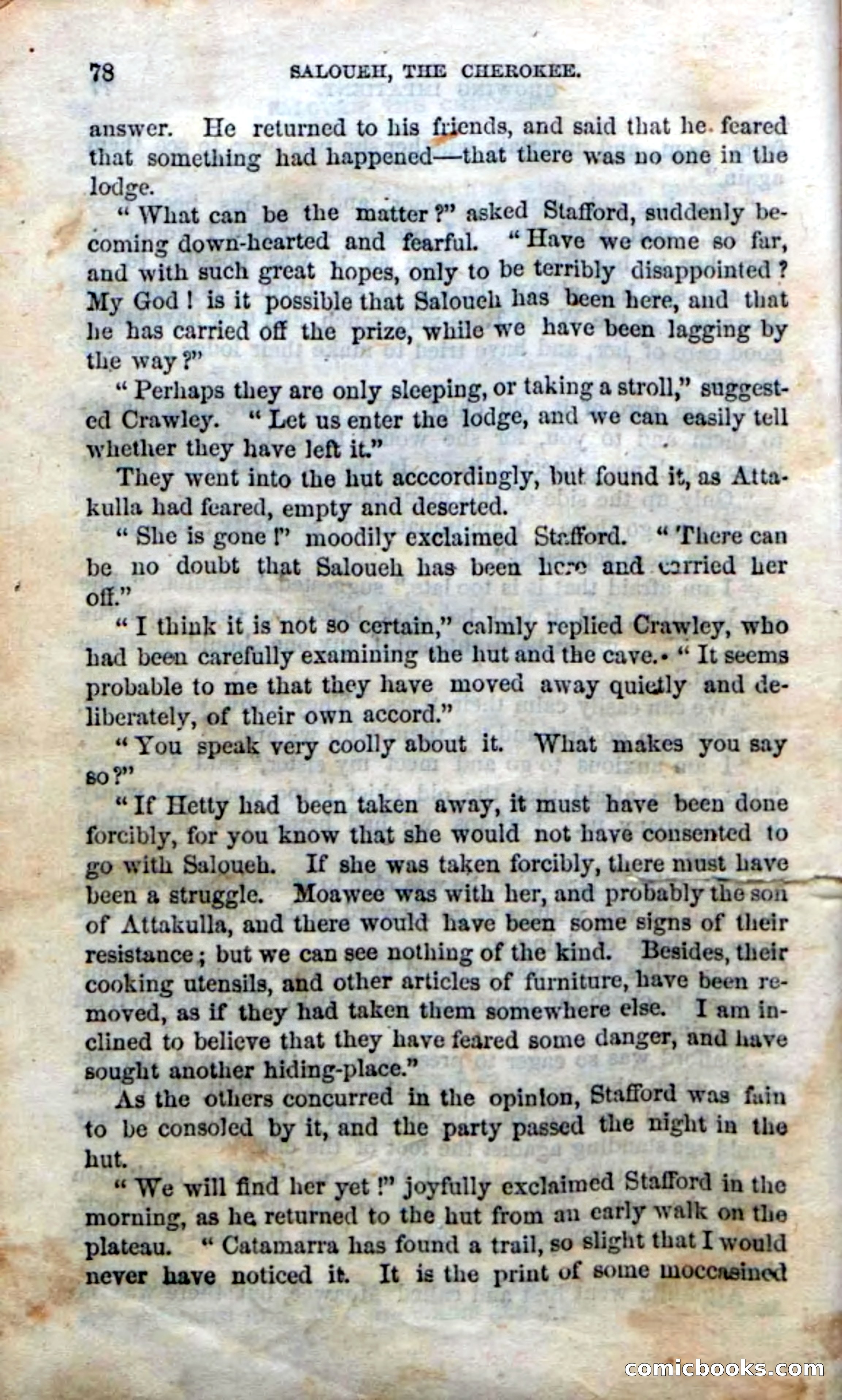 Beadle's Dime Novels No. 135: The Cherokee Chief — page 76 of 92