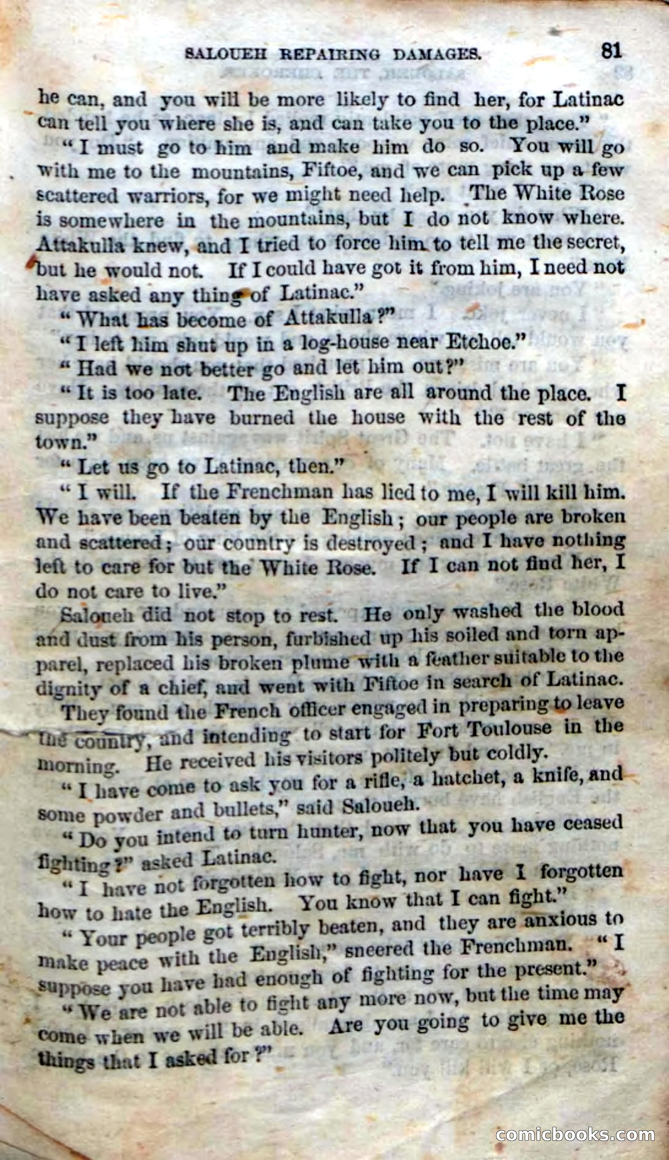 Beadle's Dime Novels No. 135: The Cherokee Chief — page 79 of 92