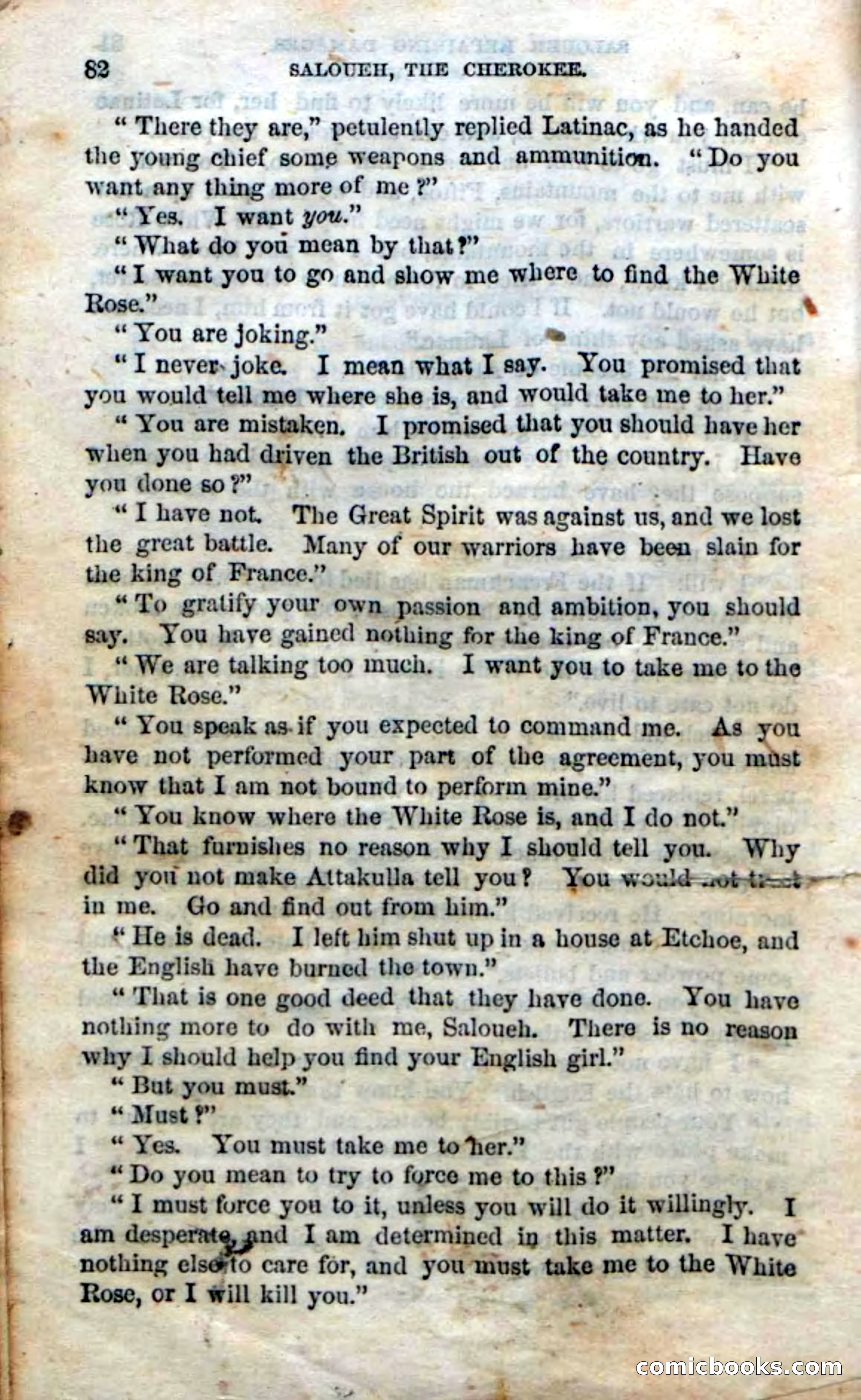 Beadle's Dime Novels No. 135: The Cherokee Chief — page 80 of 92