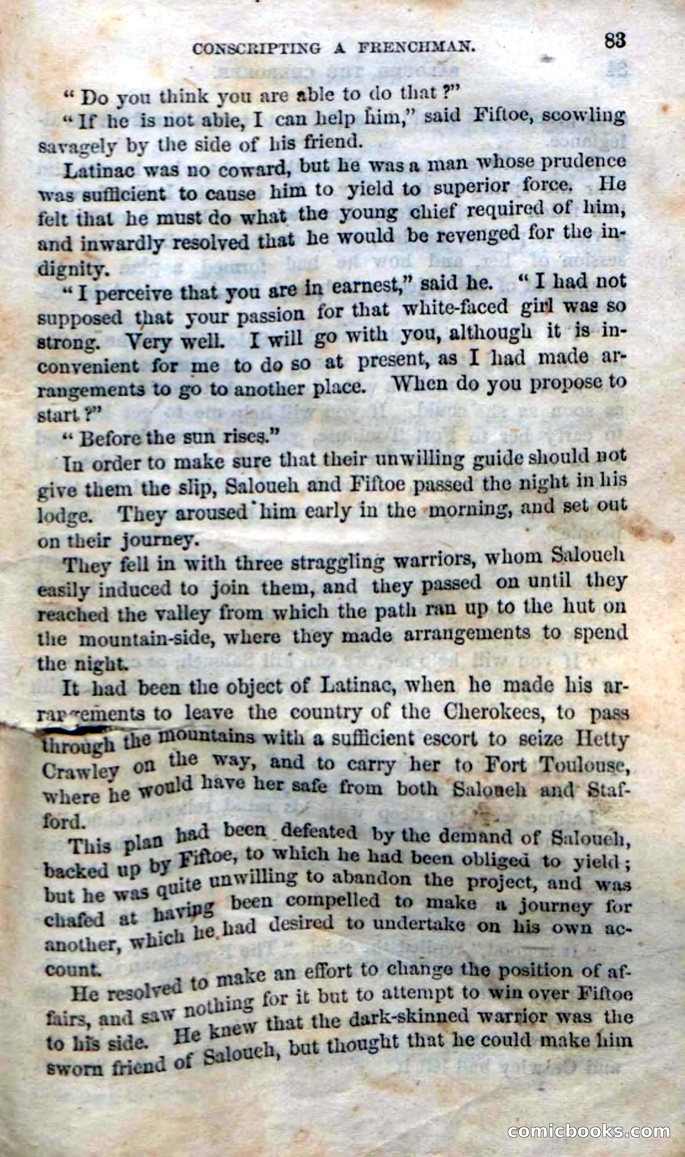 Beadle's Dime Novels No. 135: The Cherokee Chief — page 81 of 92