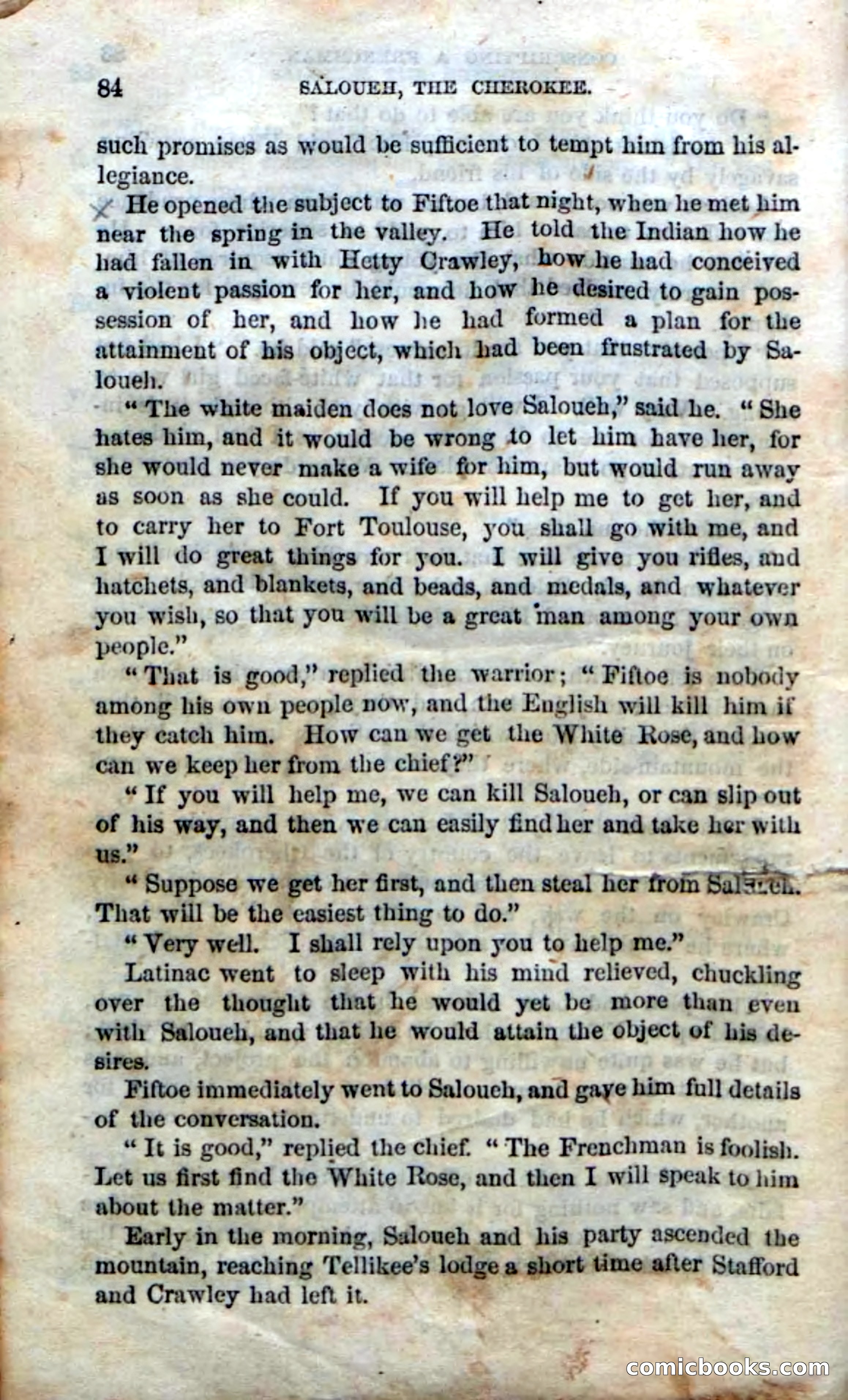 Beadle's Dime Novels No. 135: The Cherokee Chief — page 82 of 92