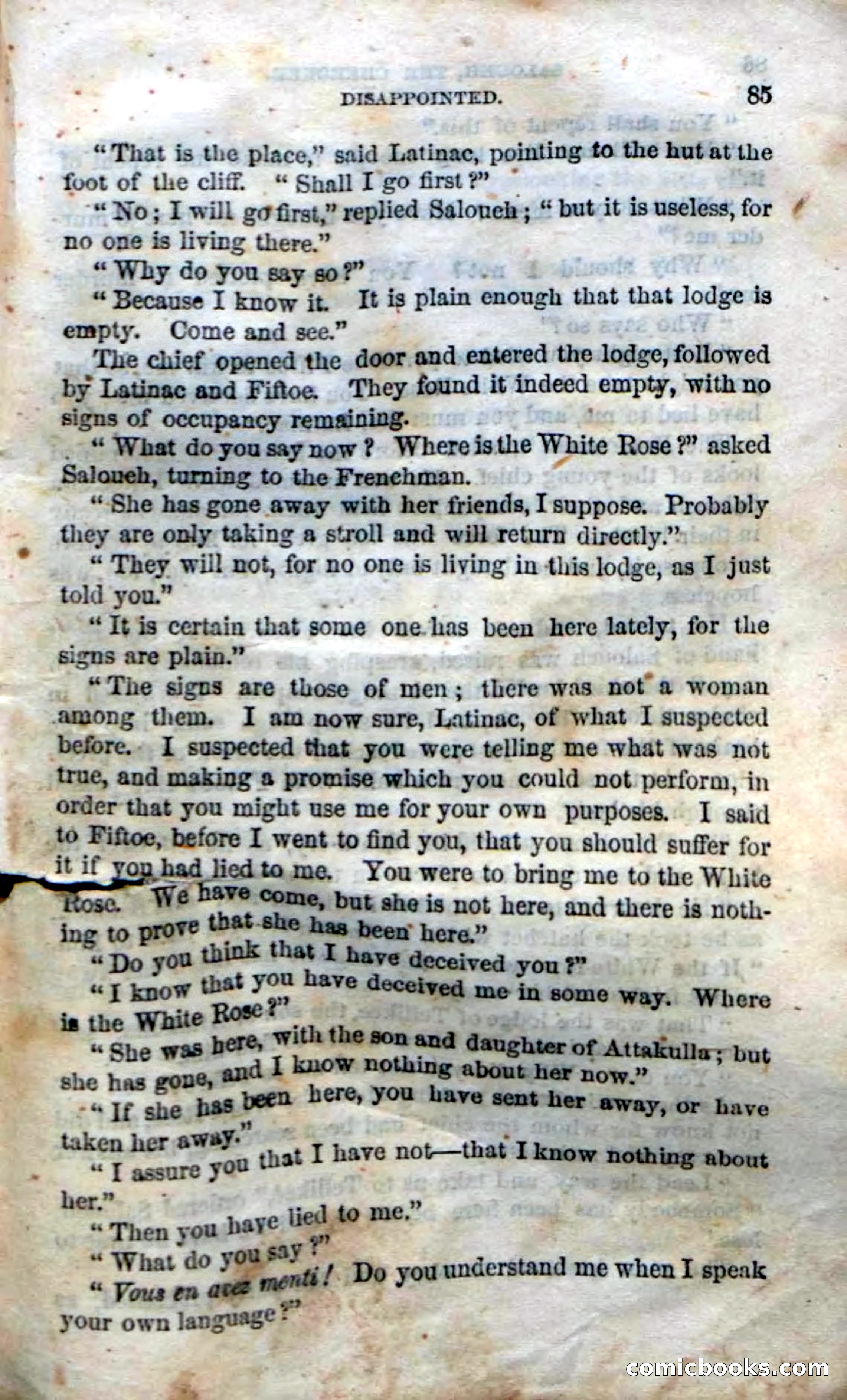Beadle's Dime Novels No. 135: The Cherokee Chief — page 83 of 92
