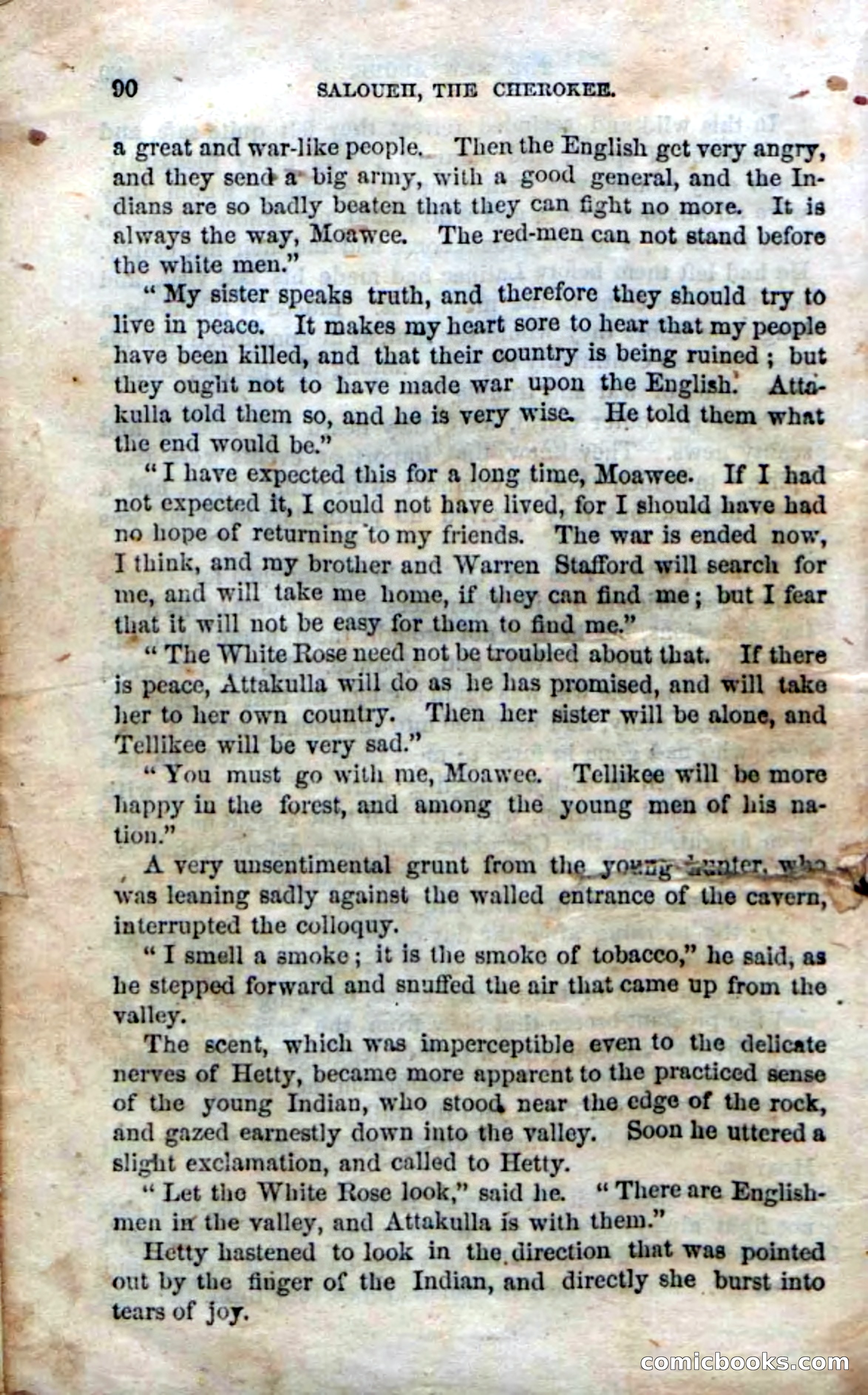 Beadle's Dime Novels No. 135: The Cherokee Chief — page 88 of 92