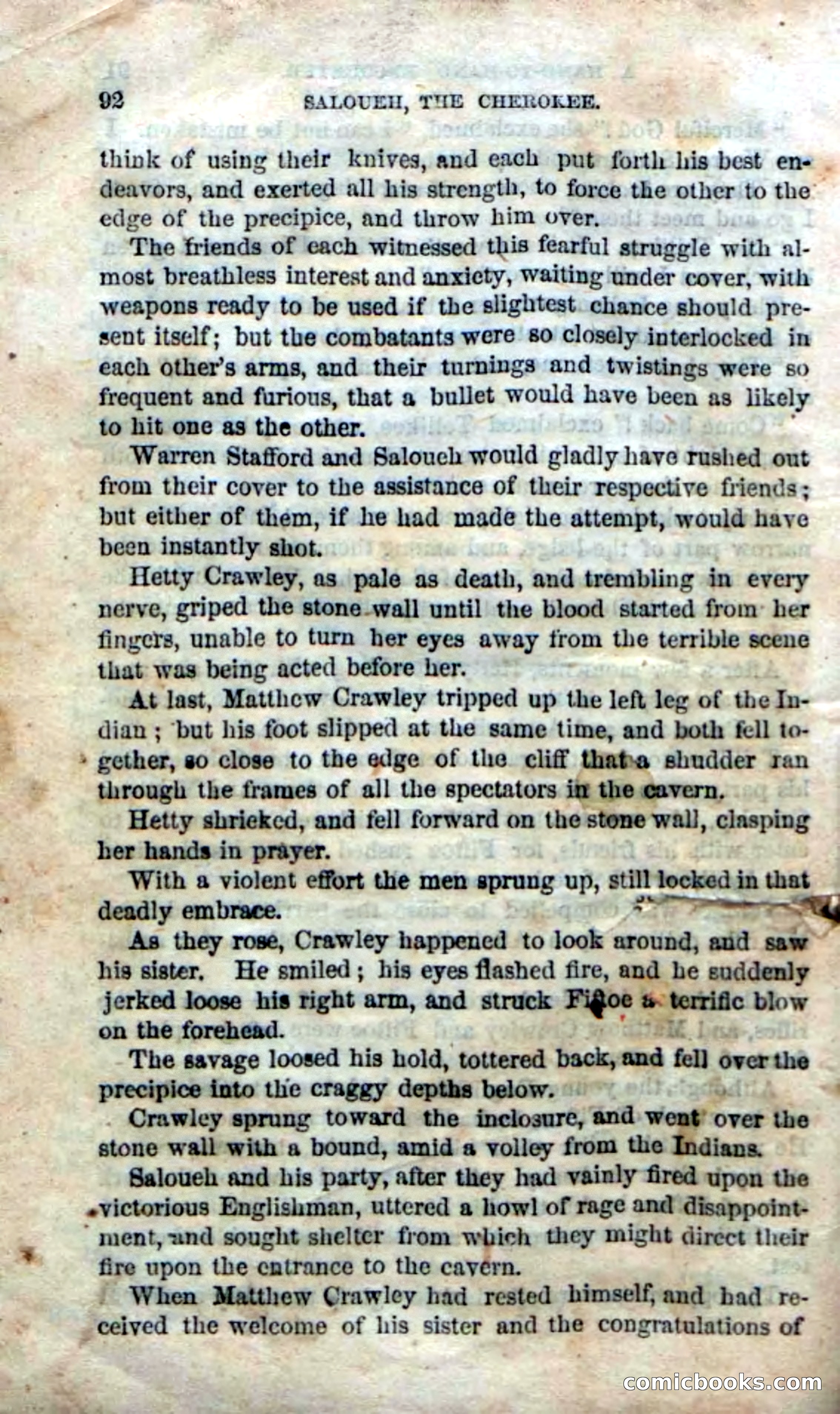 Beadle's Dime Novels No. 135: The Cherokee Chief — page 90 of 92