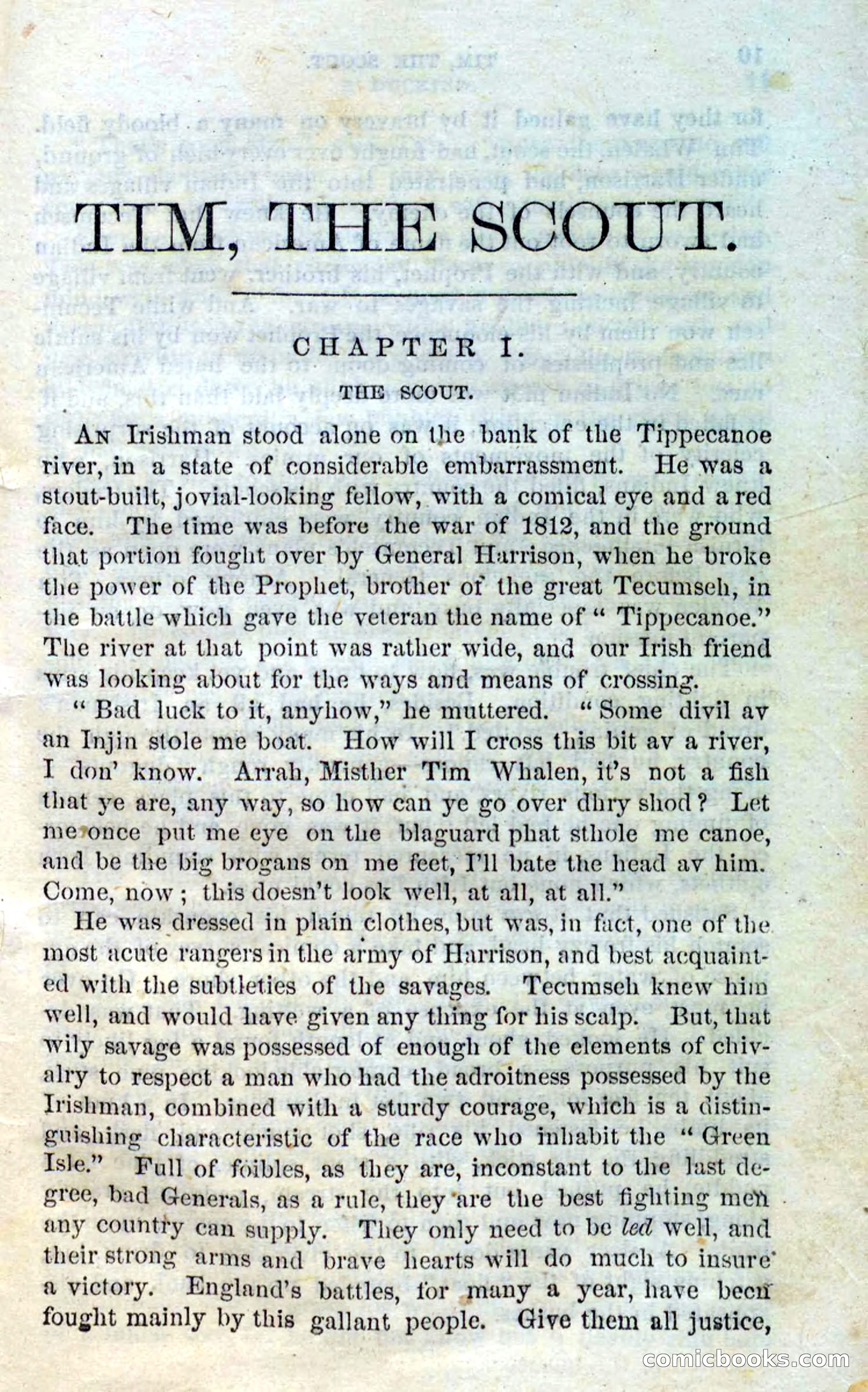 Beadle's Dime Novels No. 138: Tim, the Scout — page 7 of 100