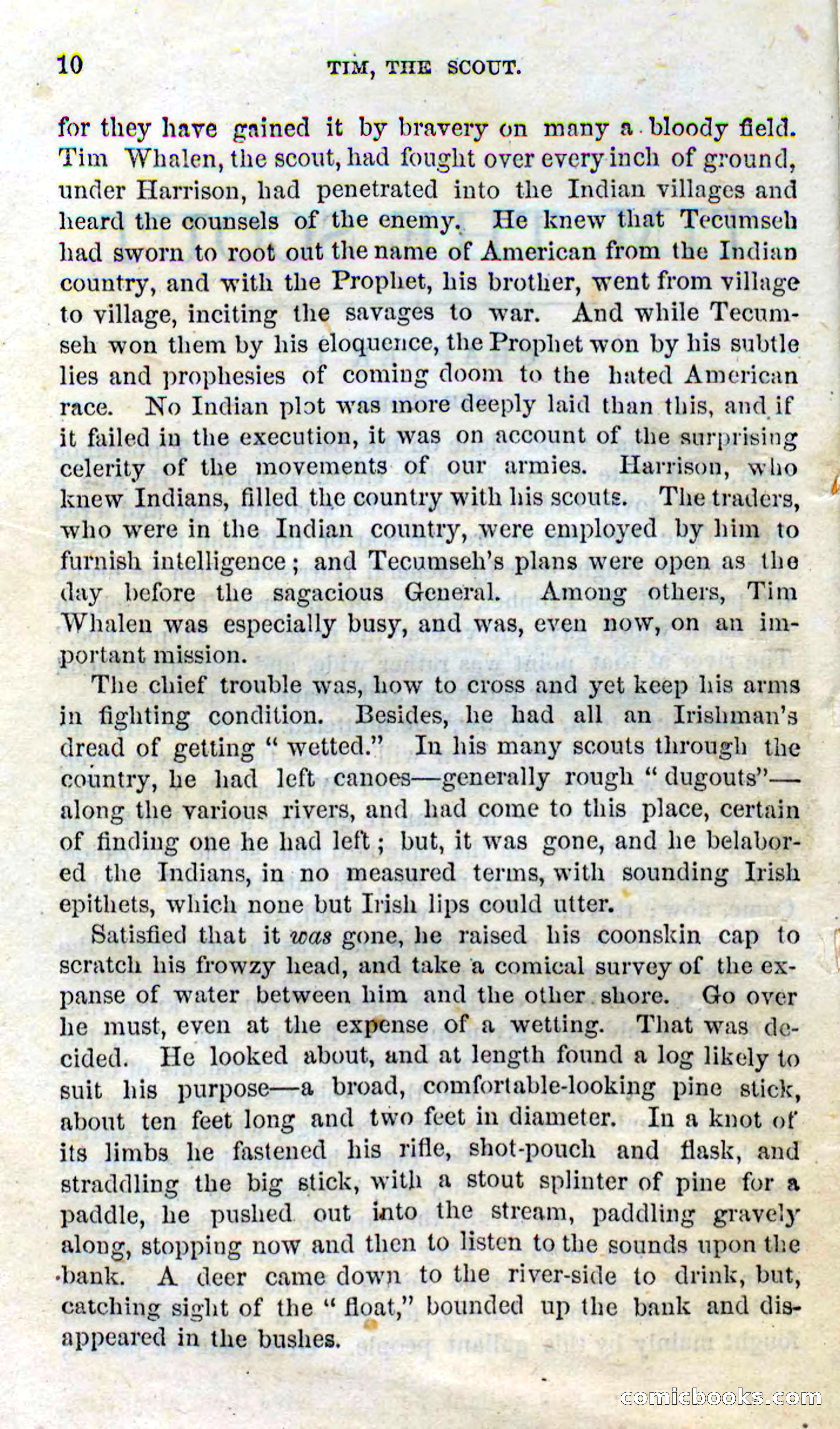 Beadle's Dime Novels No. 138: Tim, the Scout — page 8 of 100
