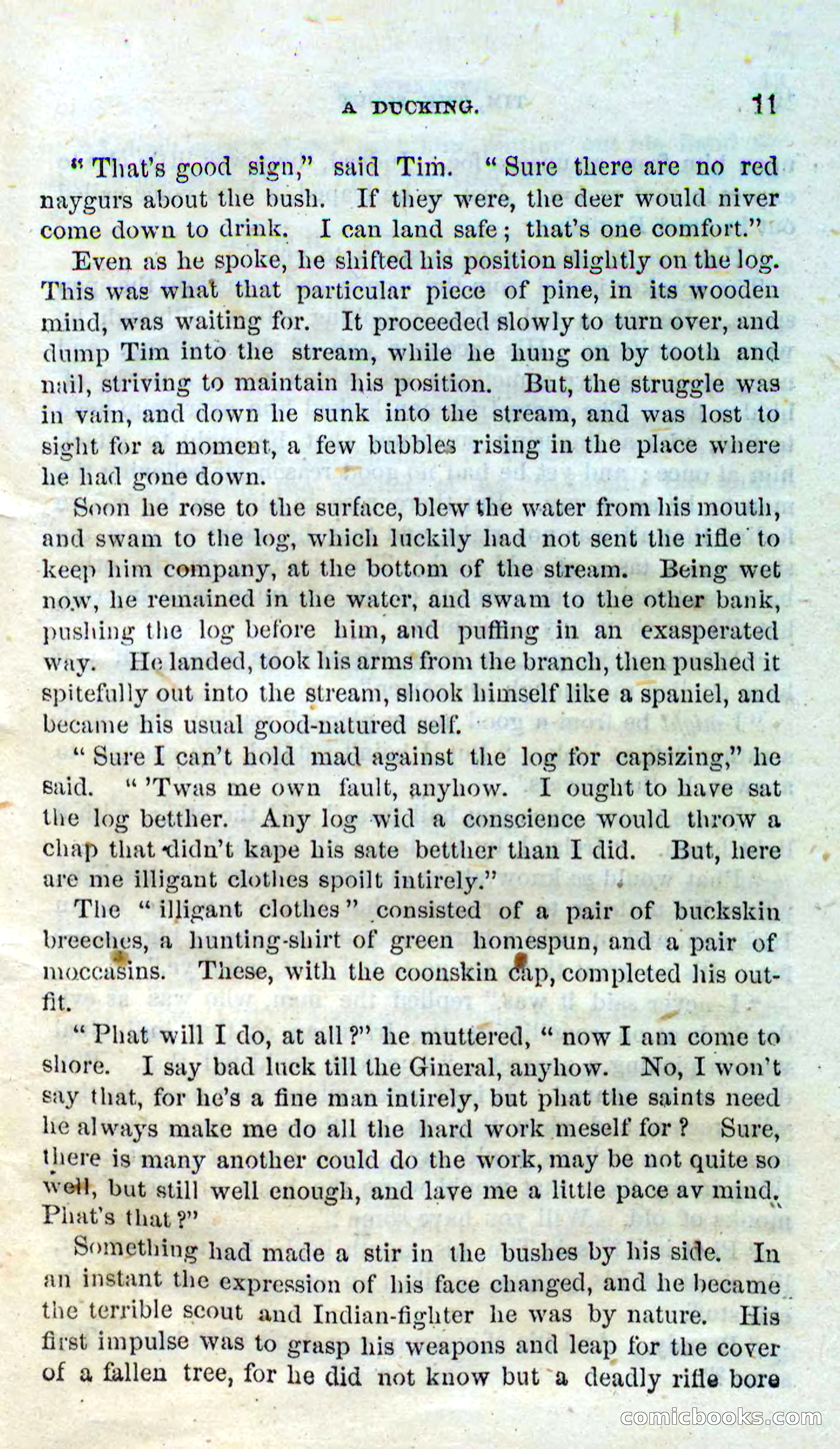 Beadle's Dime Novels No. 138: Tim, the Scout — page 9 of 100