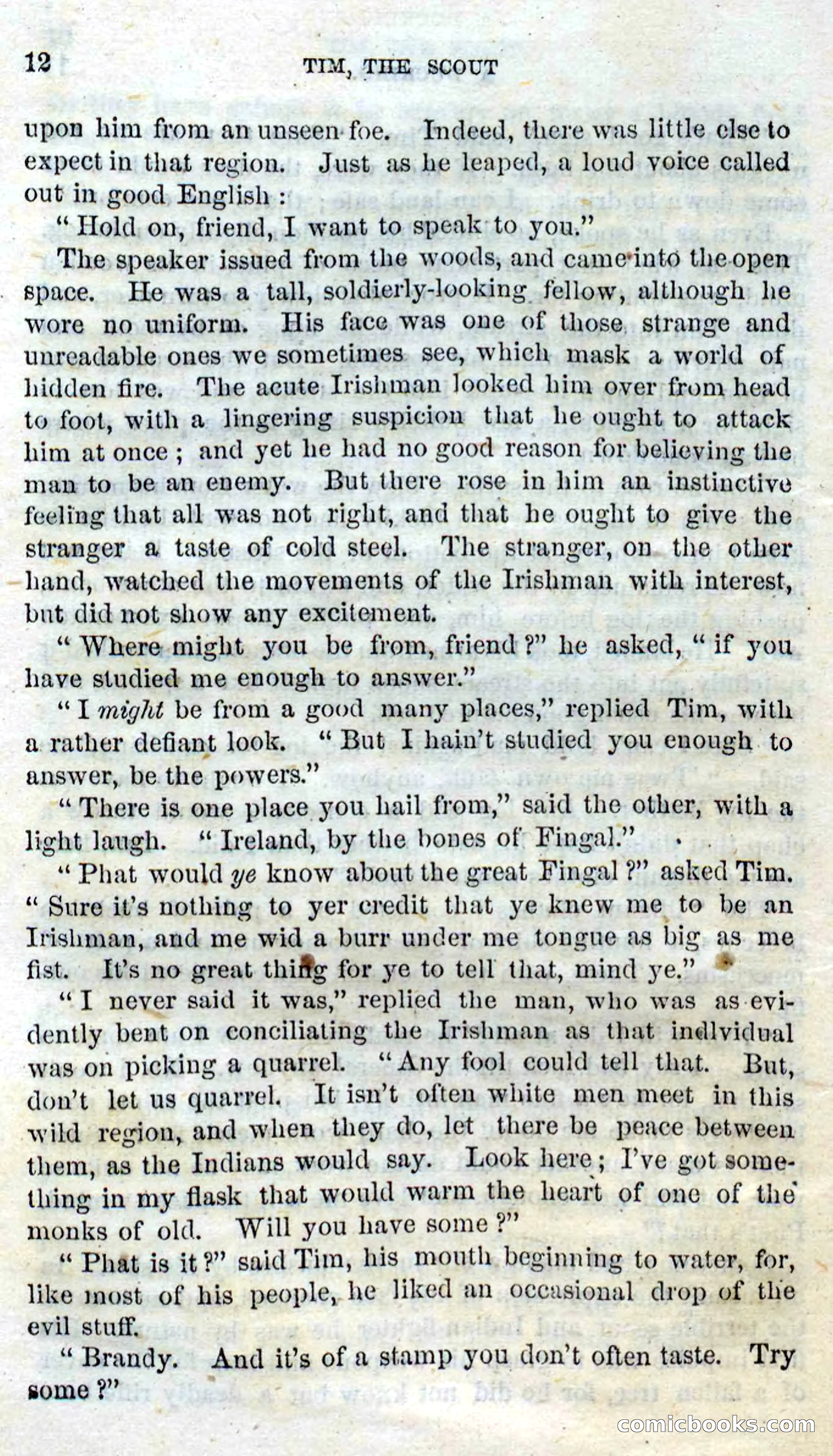 Beadle's Dime Novels No. 138: Tim, the Scout — page 10 of 100