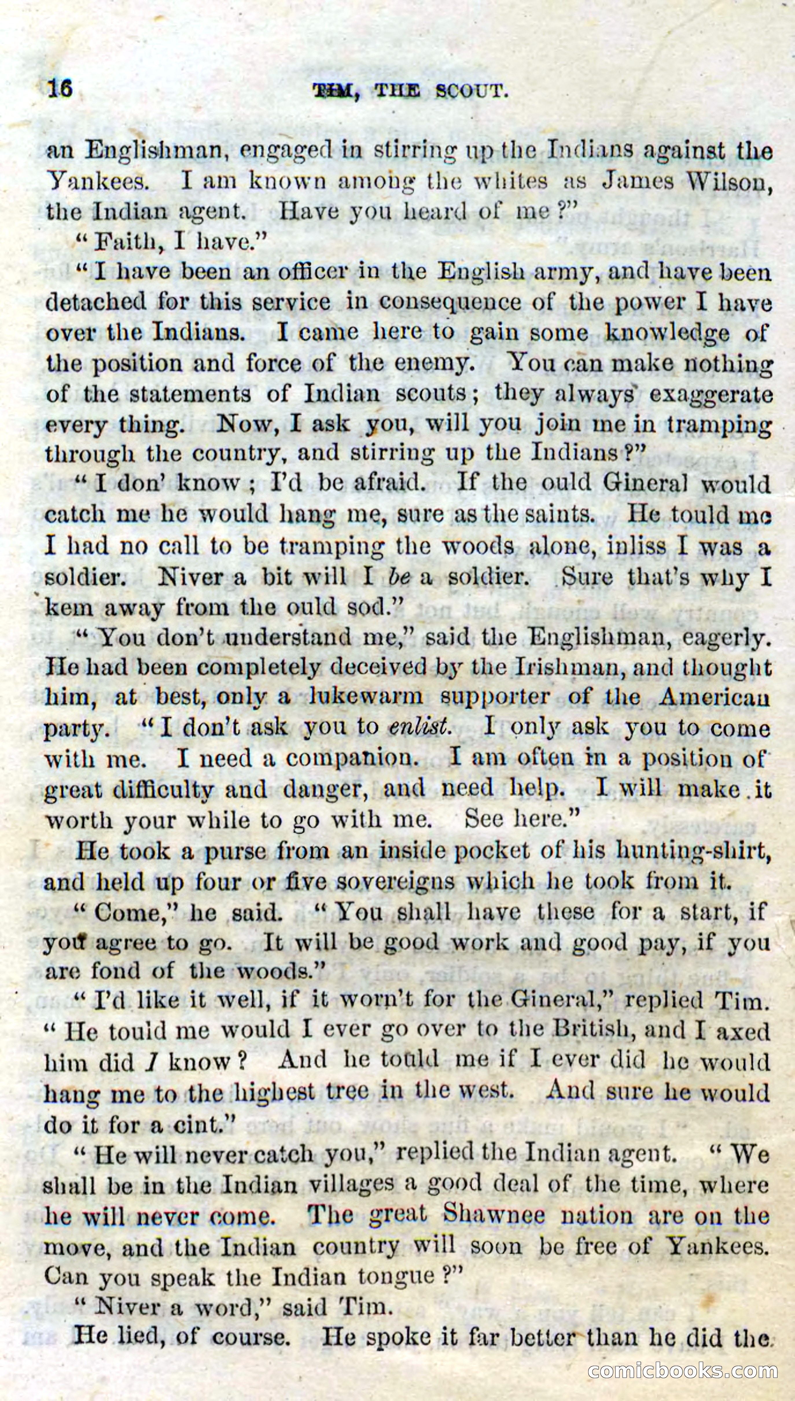 Beadle's Dime Novels No. 138: Tim, the Scout — page 14 of 100