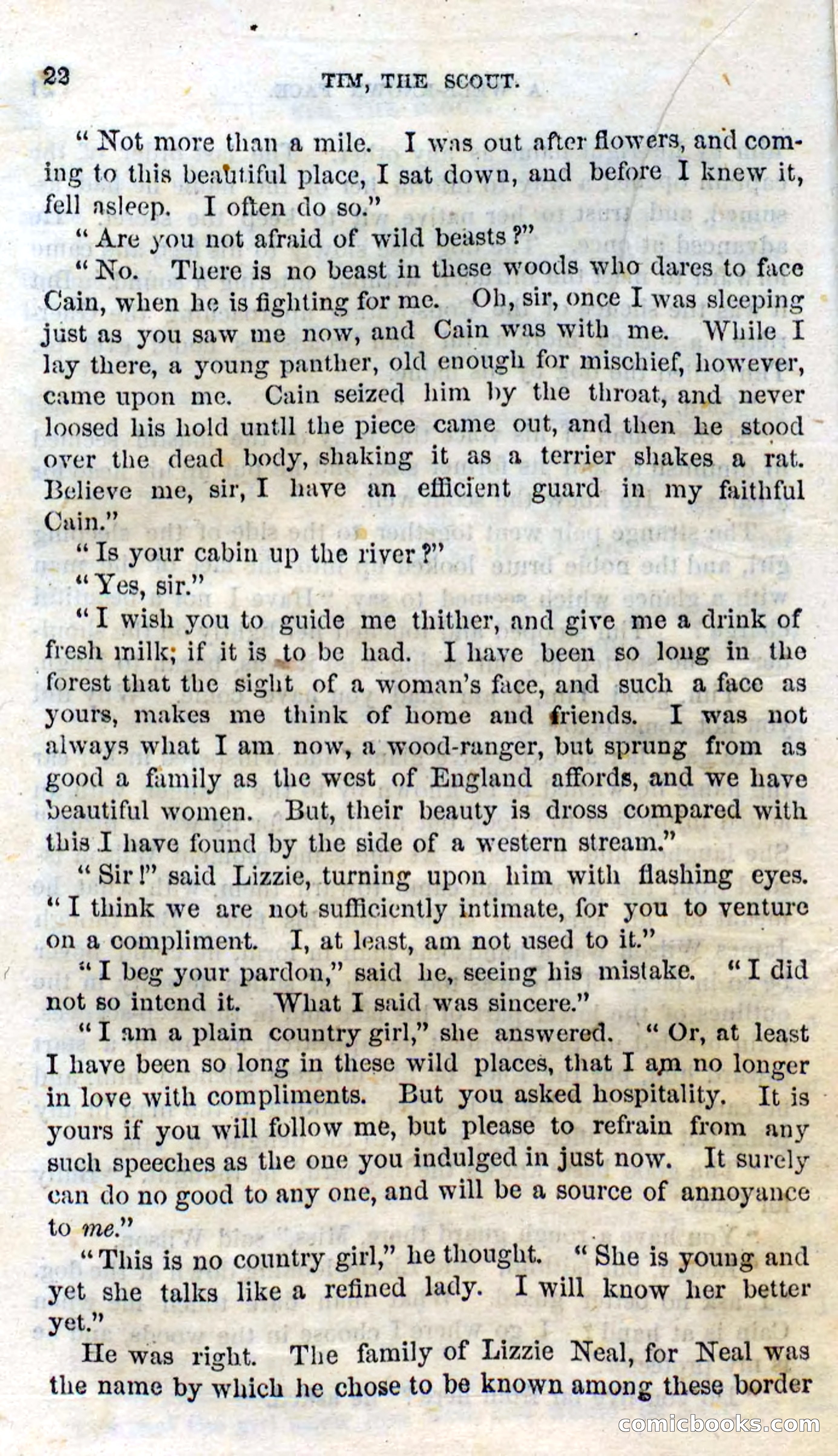 Beadle's Dime Novels No. 138: Tim, the Scout — page 20 of 100