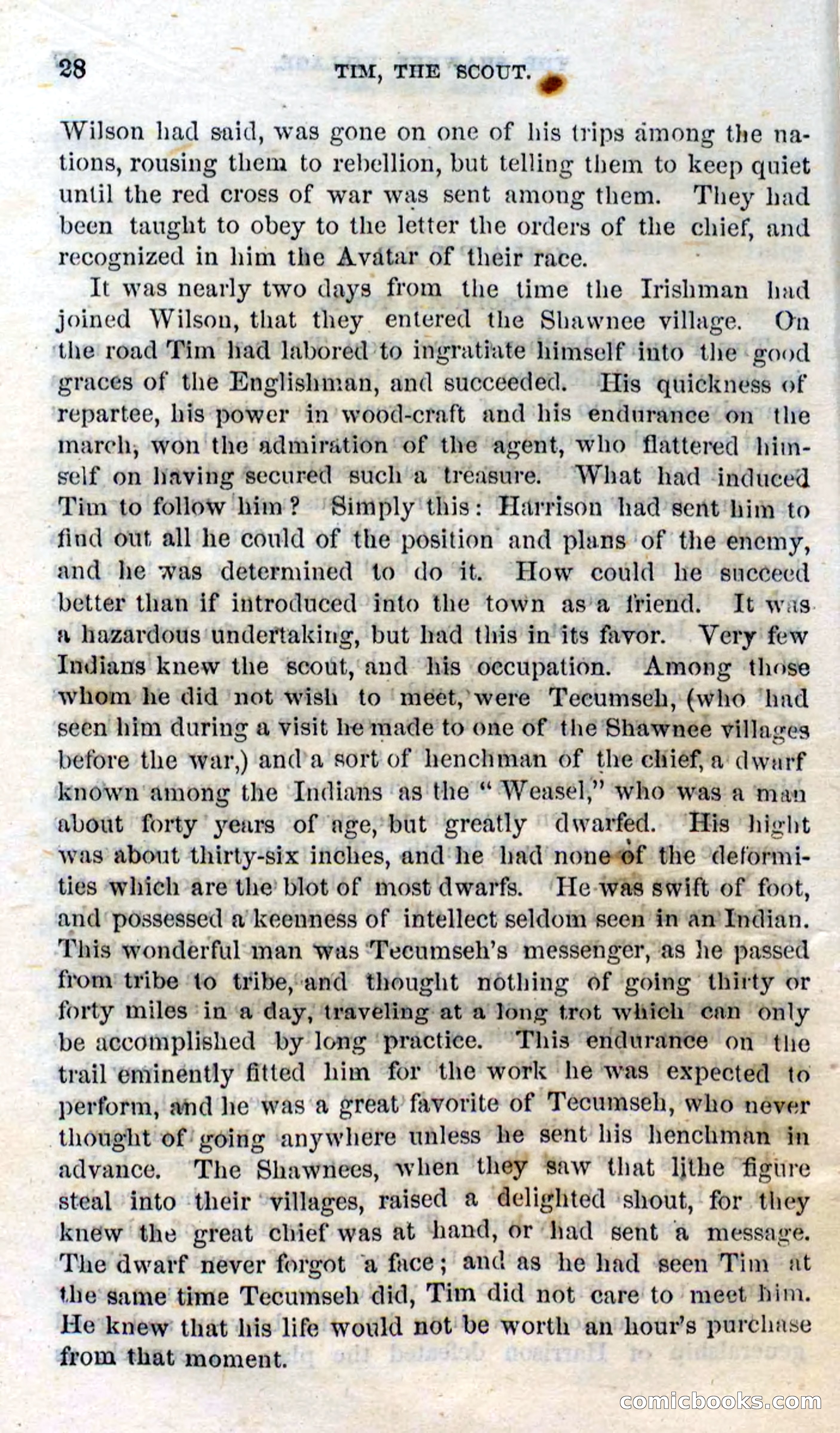 Beadle's Dime Novels No. 138: Tim, the Scout — page 26 of 100