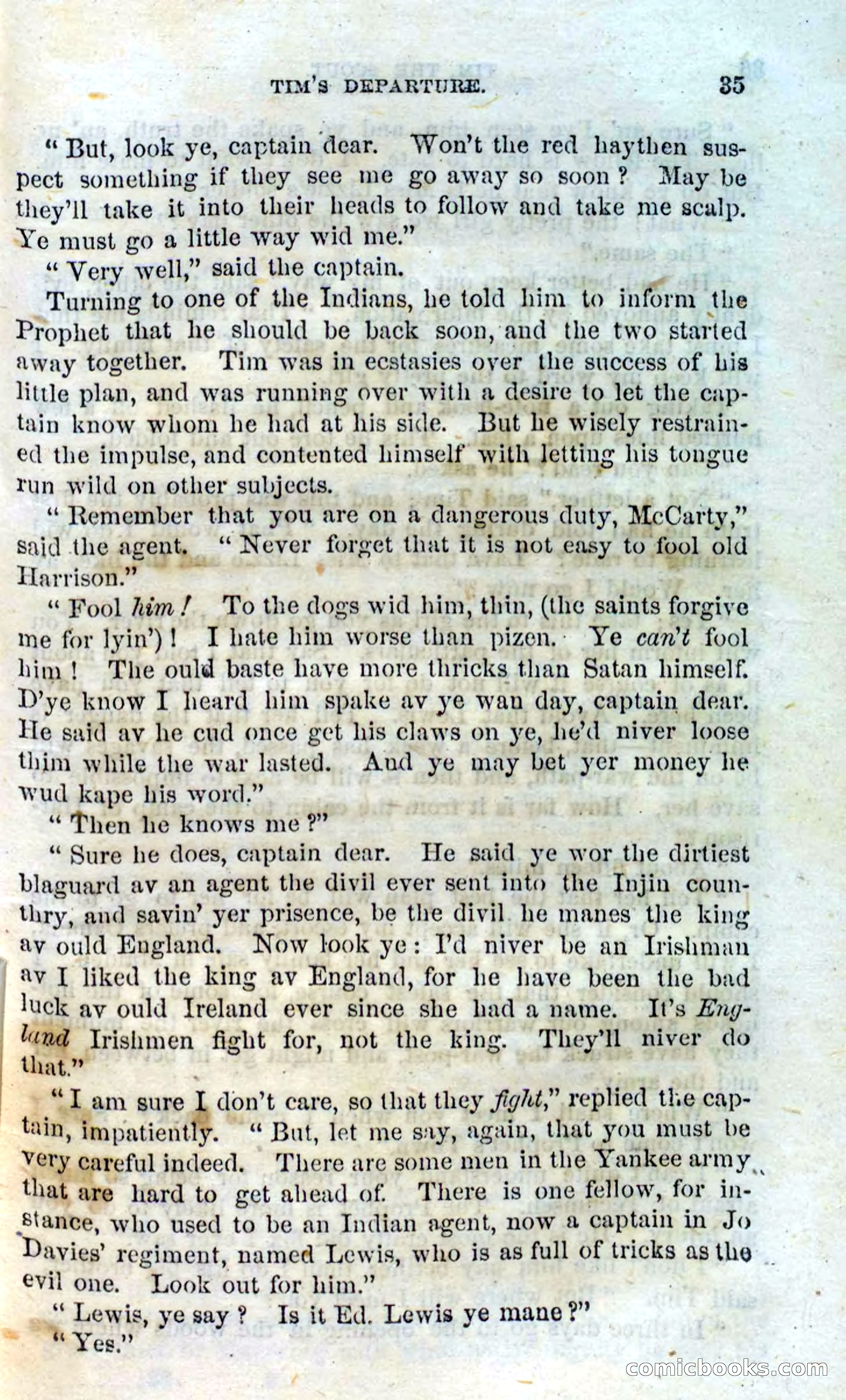 Beadle's Dime Novels No. 138: Tim, the Scout — page 33 of 100
