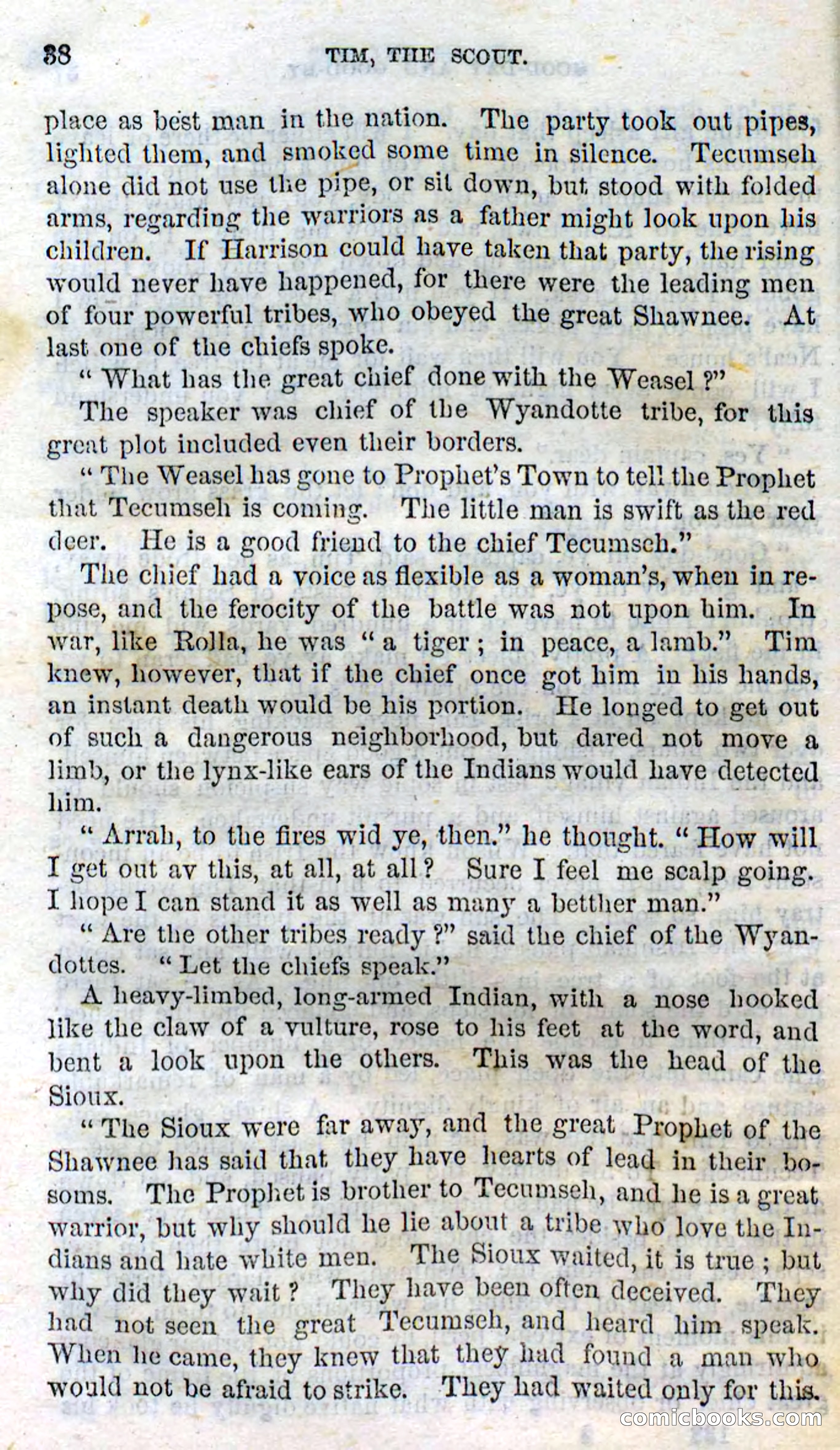 Beadle's Dime Novels No. 138: Tim, the Scout — page 36 of 100