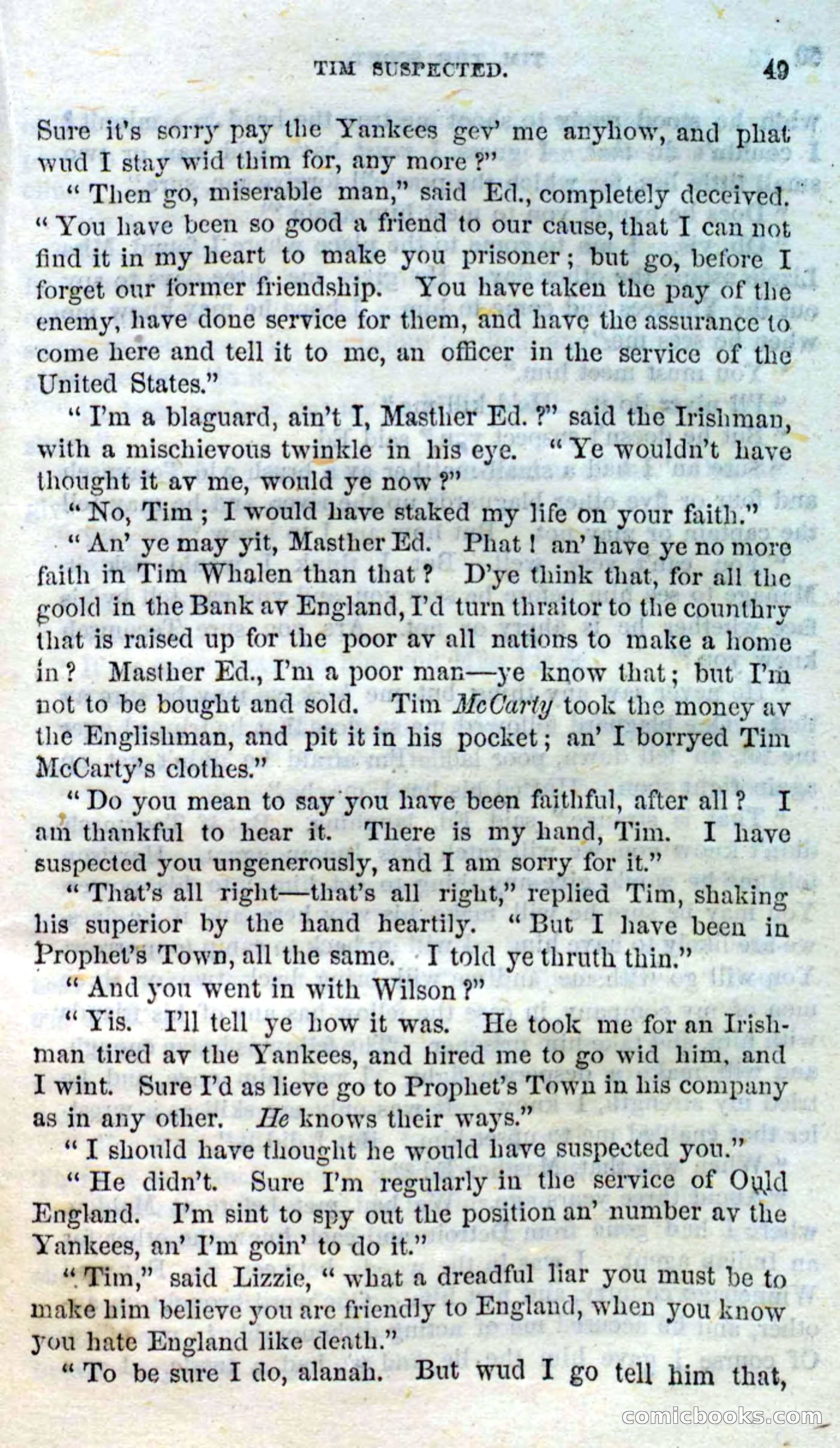 Beadle's Dime Novels No. 138: Tim, the Scout — page 47 of 100