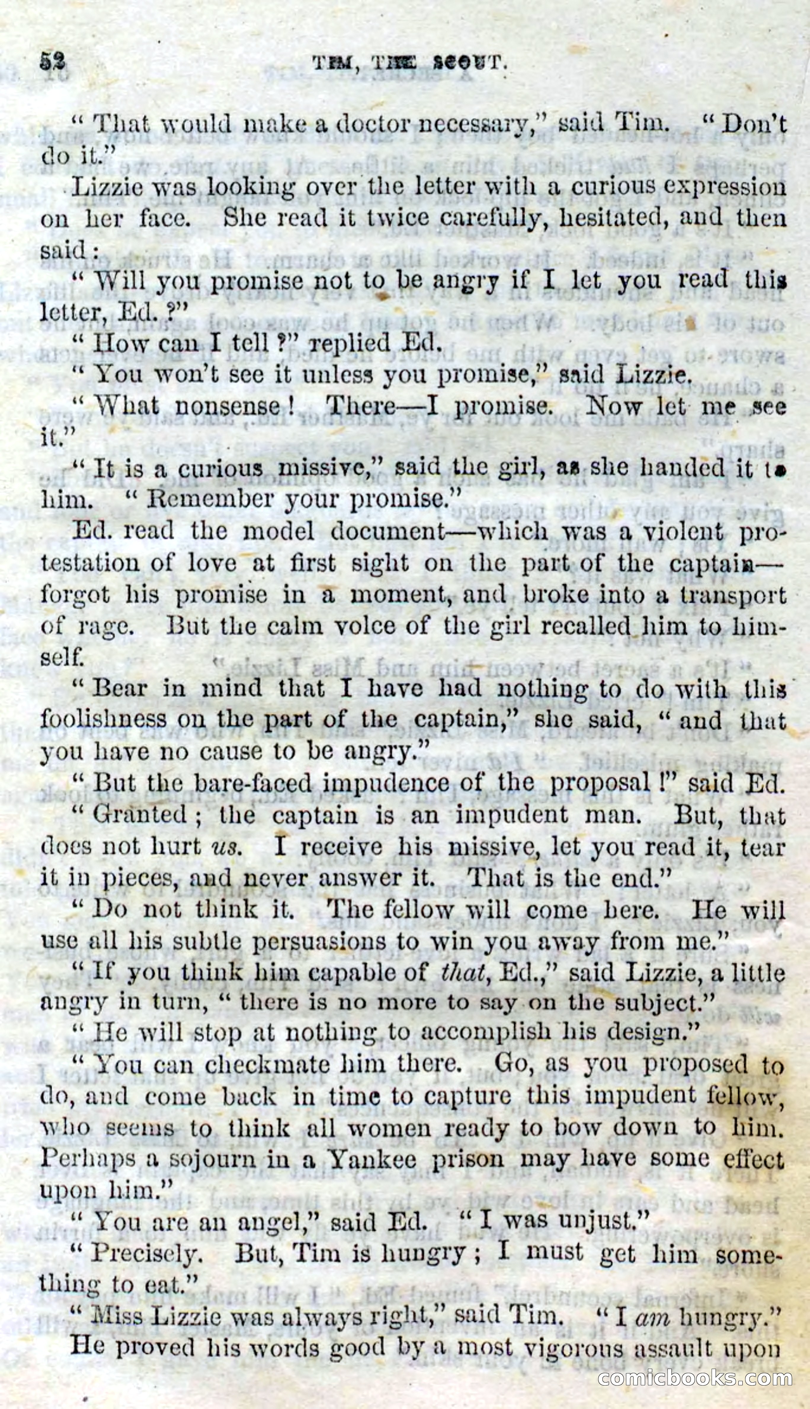 Beadle's Dime Novels No. 138: Tim, the Scout — page 50 of 100