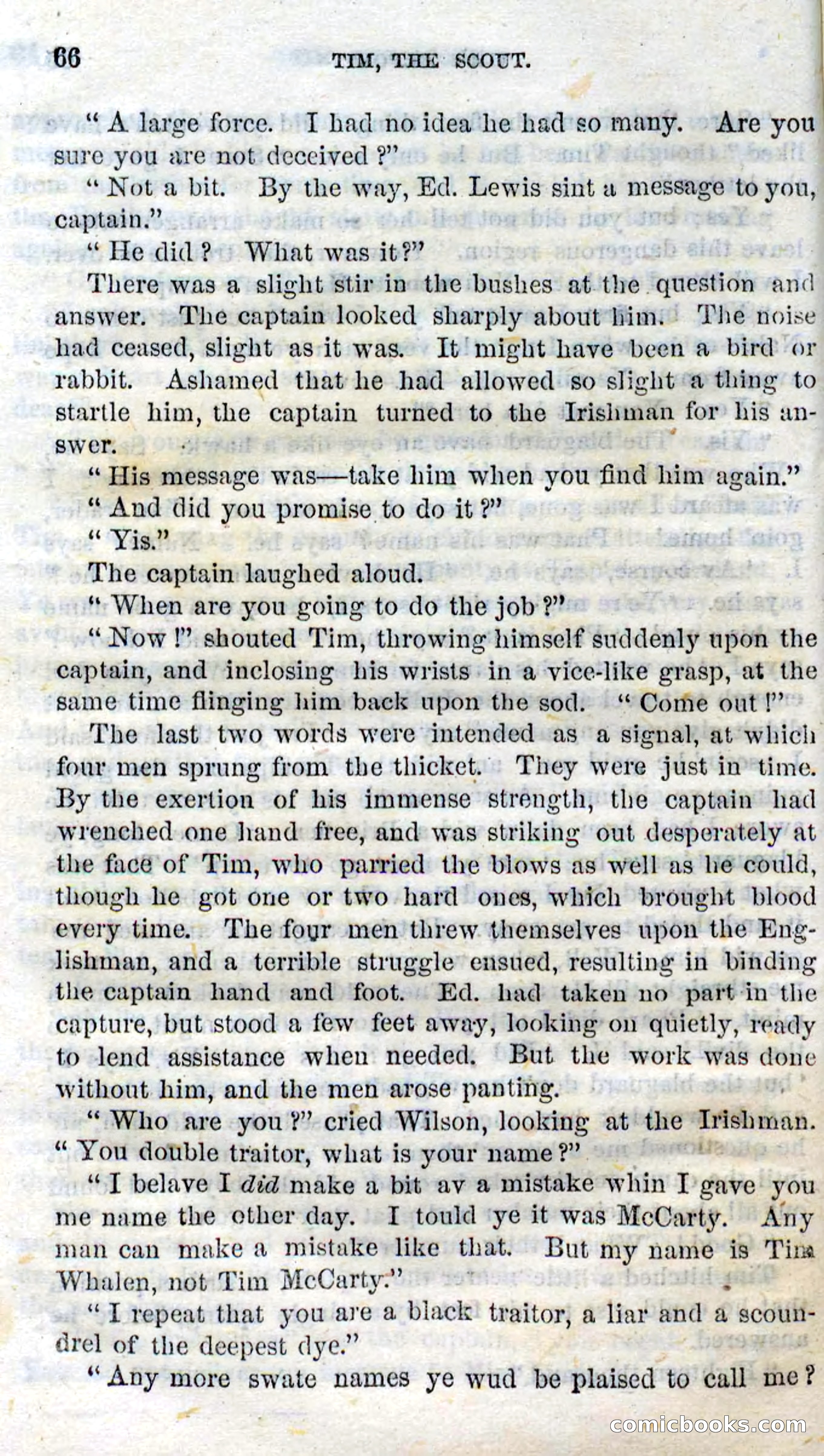 Beadle's Dime Novels No. 138: Tim, the Scout — page 64 of 100