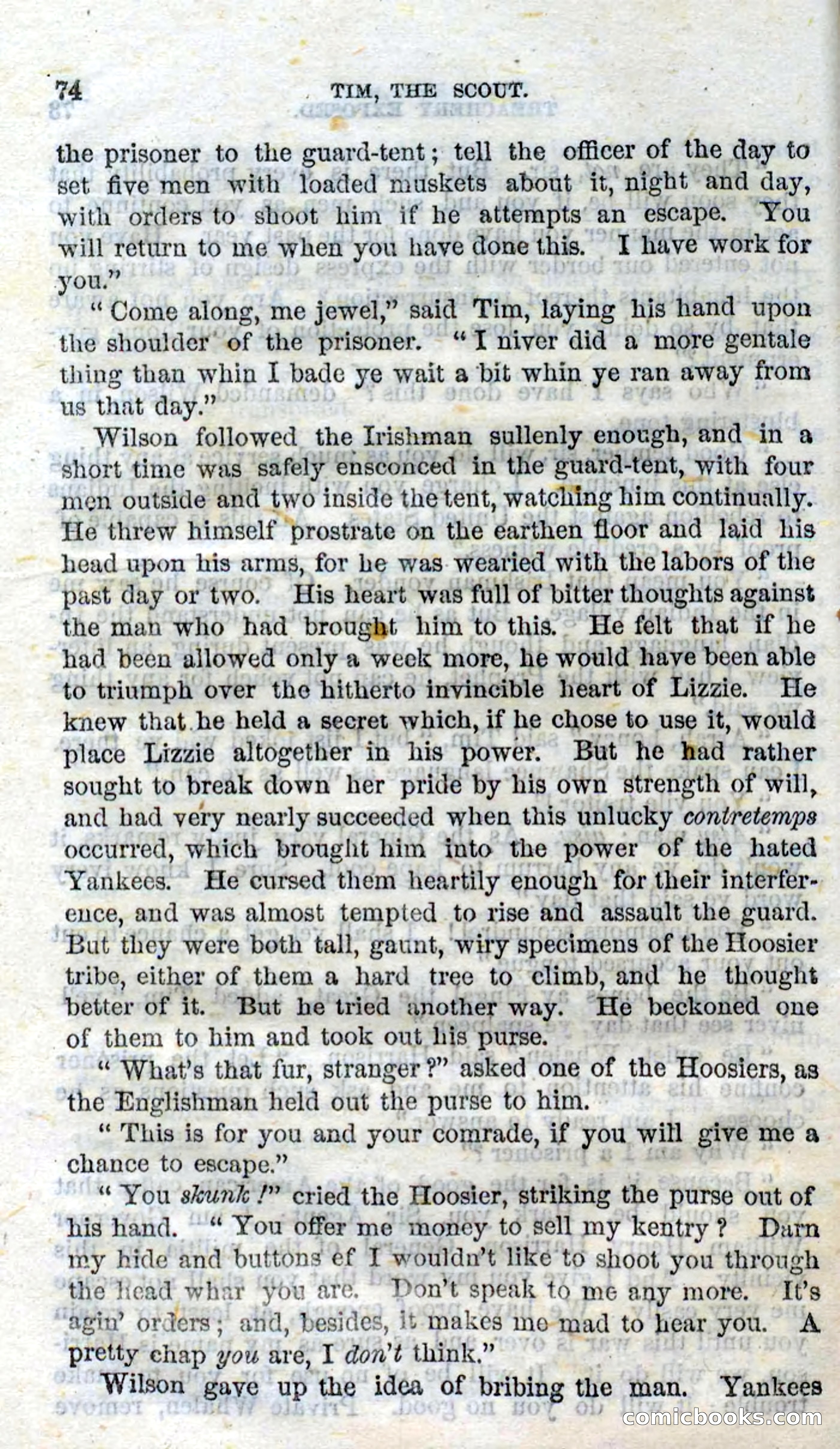 Beadle's Dime Novels No. 138: Tim, the Scout — page 72 of 100