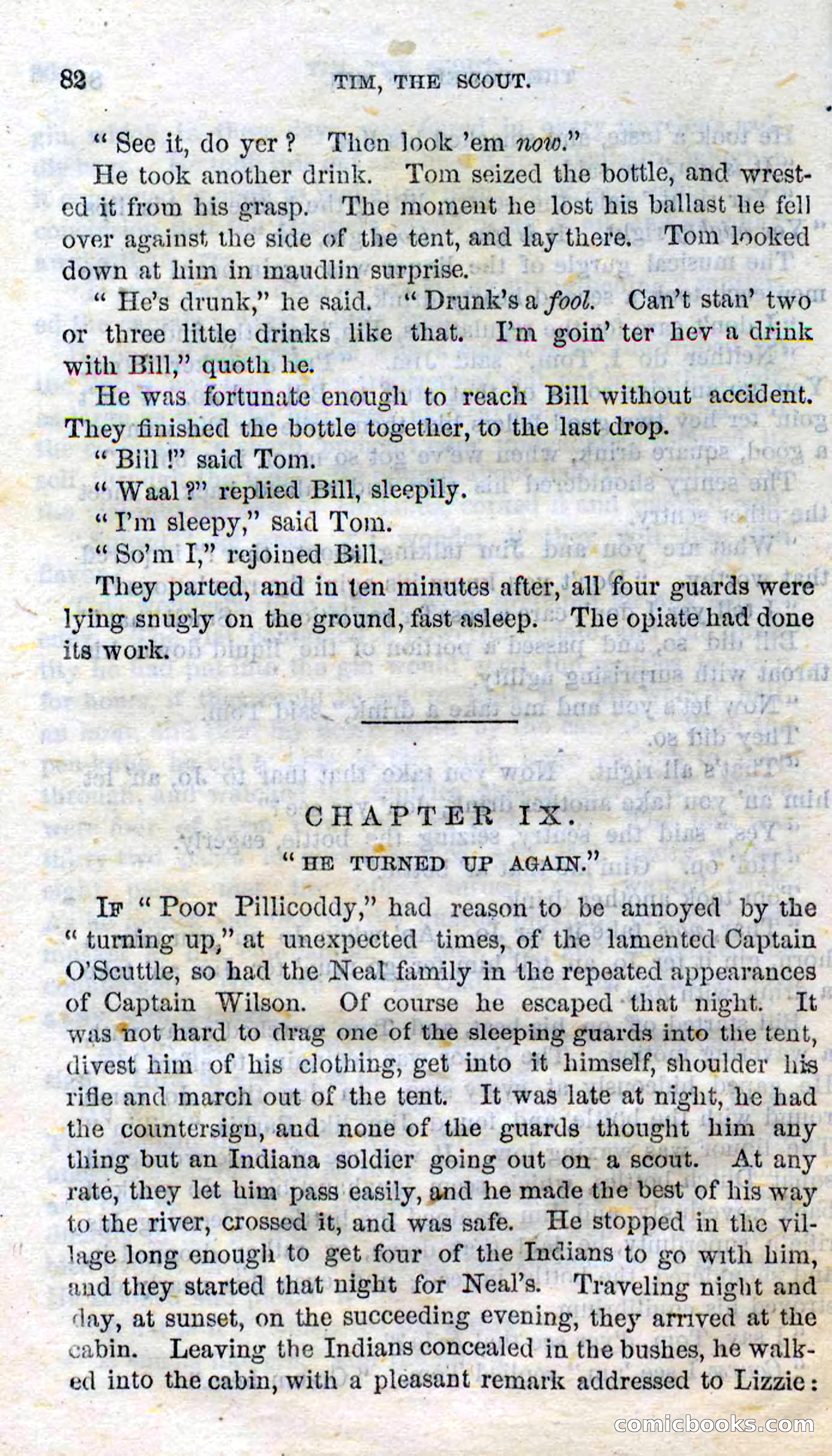 Beadle's Dime Novels No. 138: Tim, the Scout — page 80 of 100