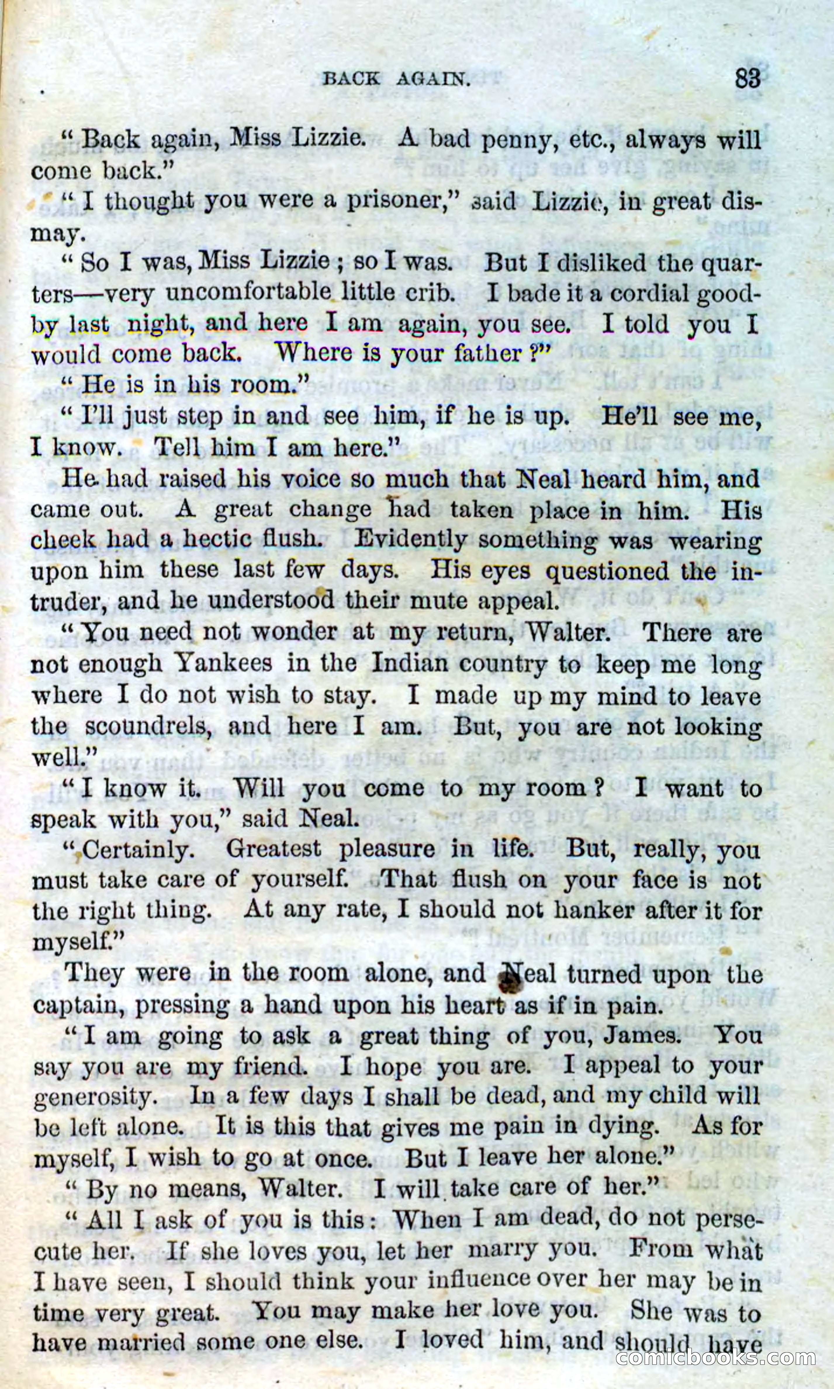 Beadle's Dime Novels No. 138: Tim, the Scout — page 81 of 100