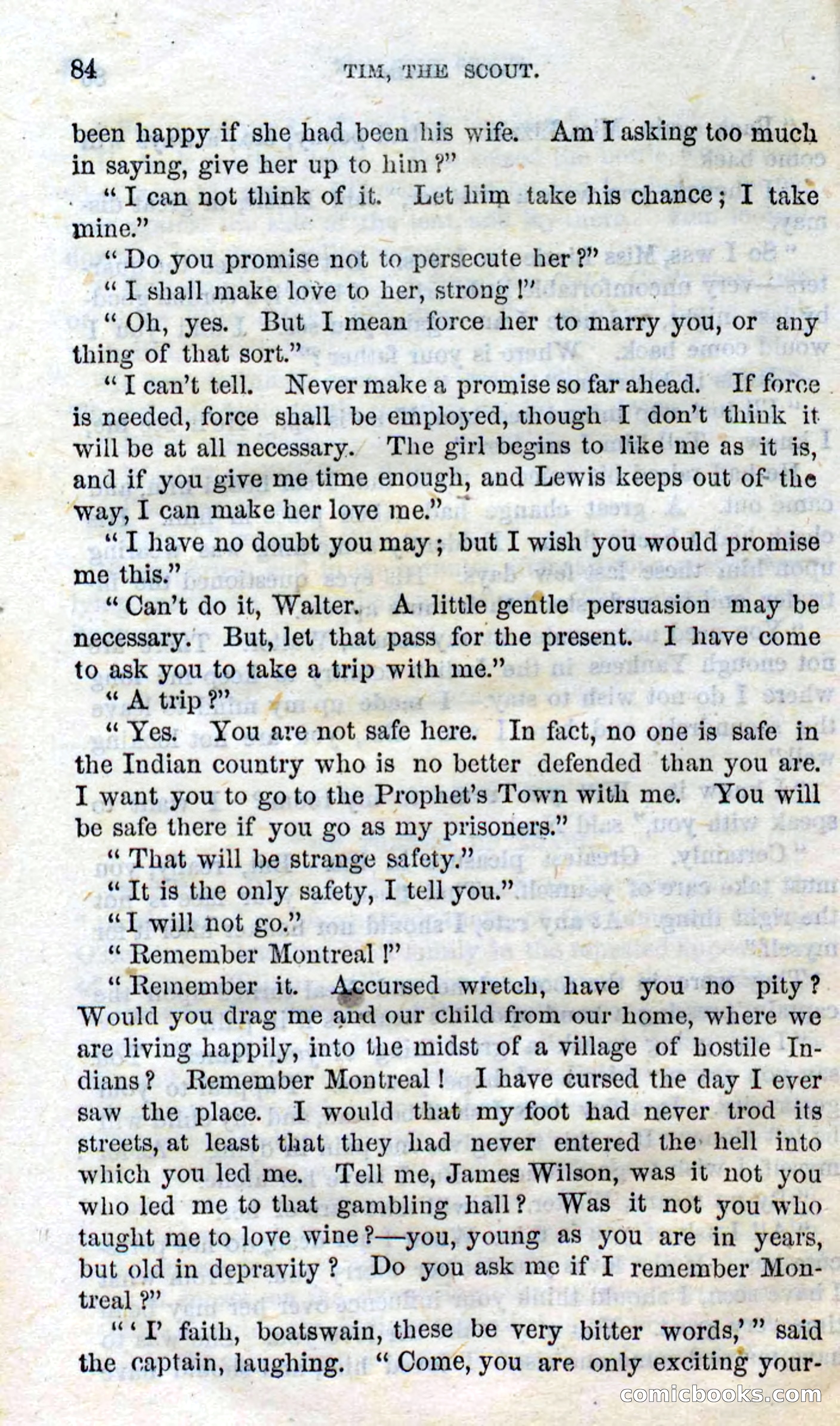 Beadle's Dime Novels No. 138: Tim, the Scout — page 82 of 100