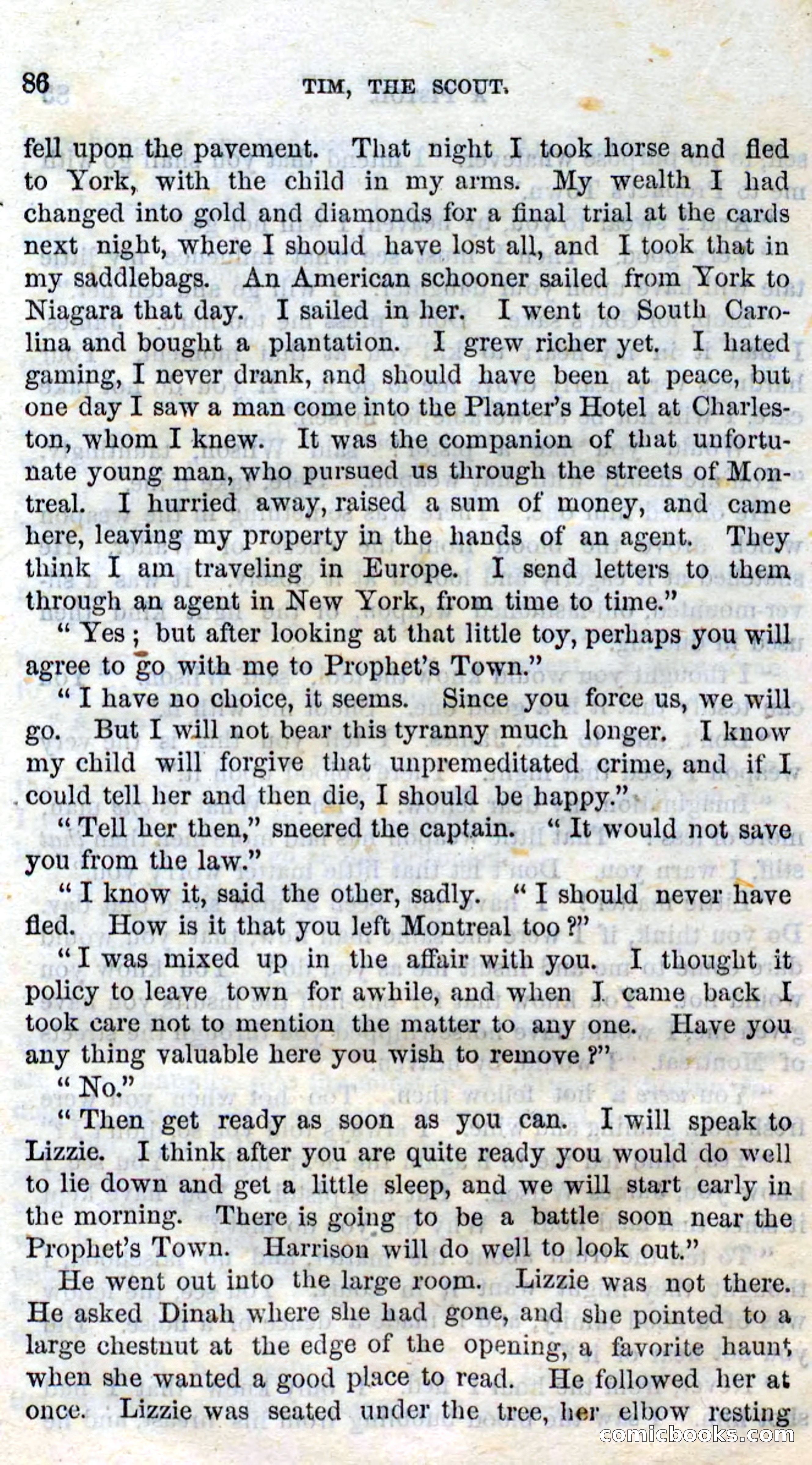 Beadle's Dime Novels No. 138: Tim, the Scout — page 84 of 100