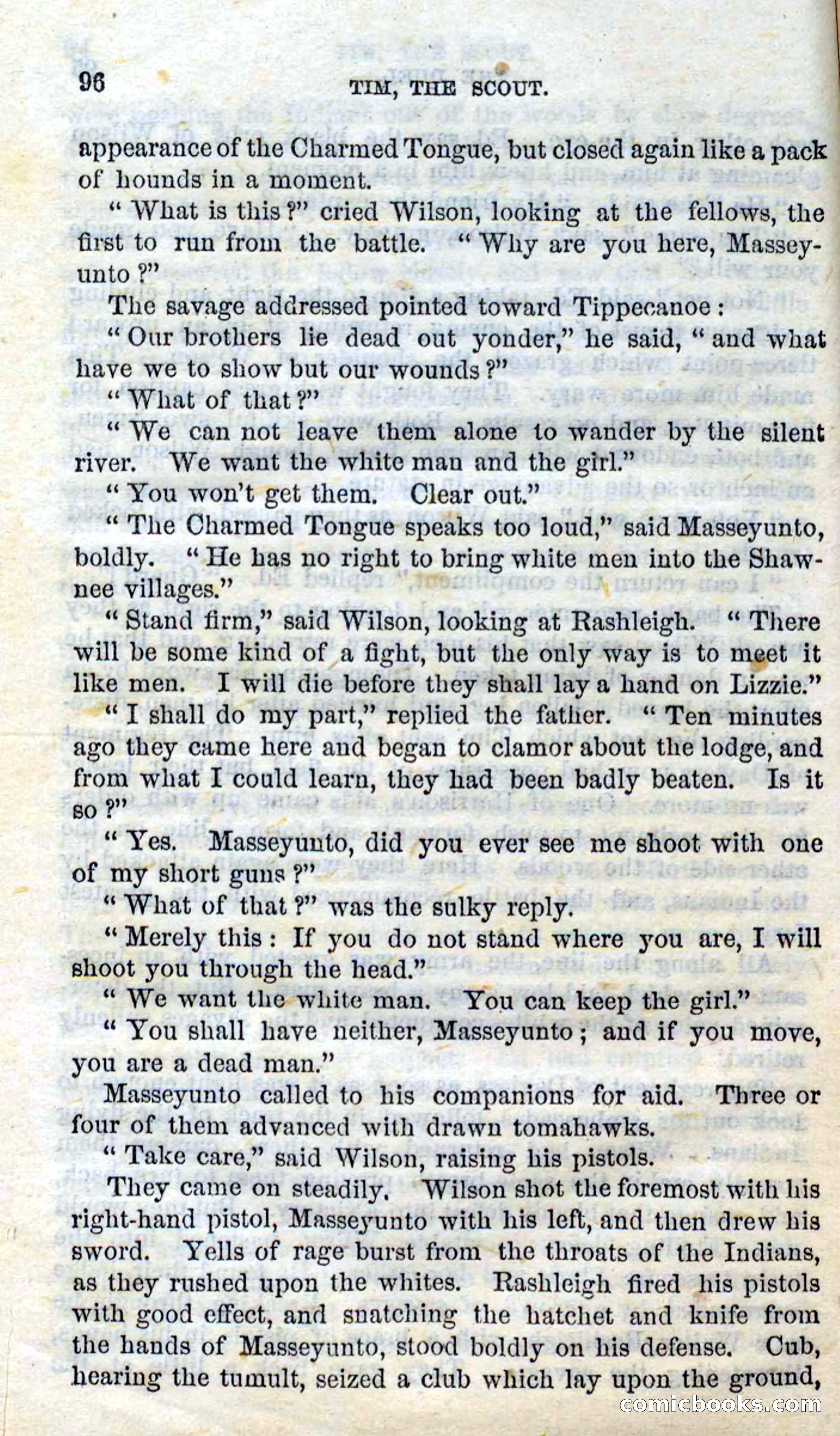 Beadle's Dime Novels No. 138: Tim, the Scout — page 94 of 100