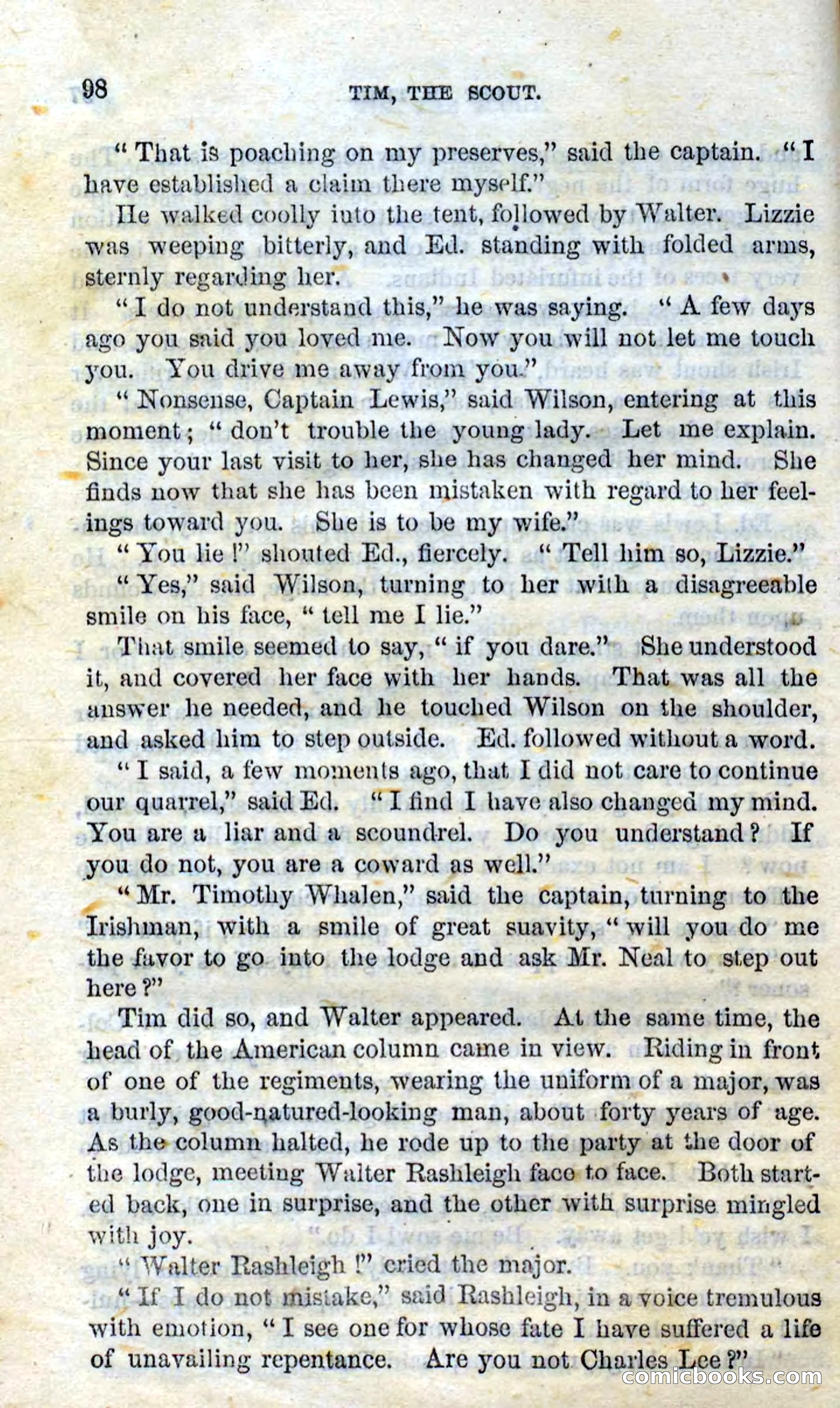 Beadle's Dime Novels No. 138: Tim, the Scout — page 96 of 100