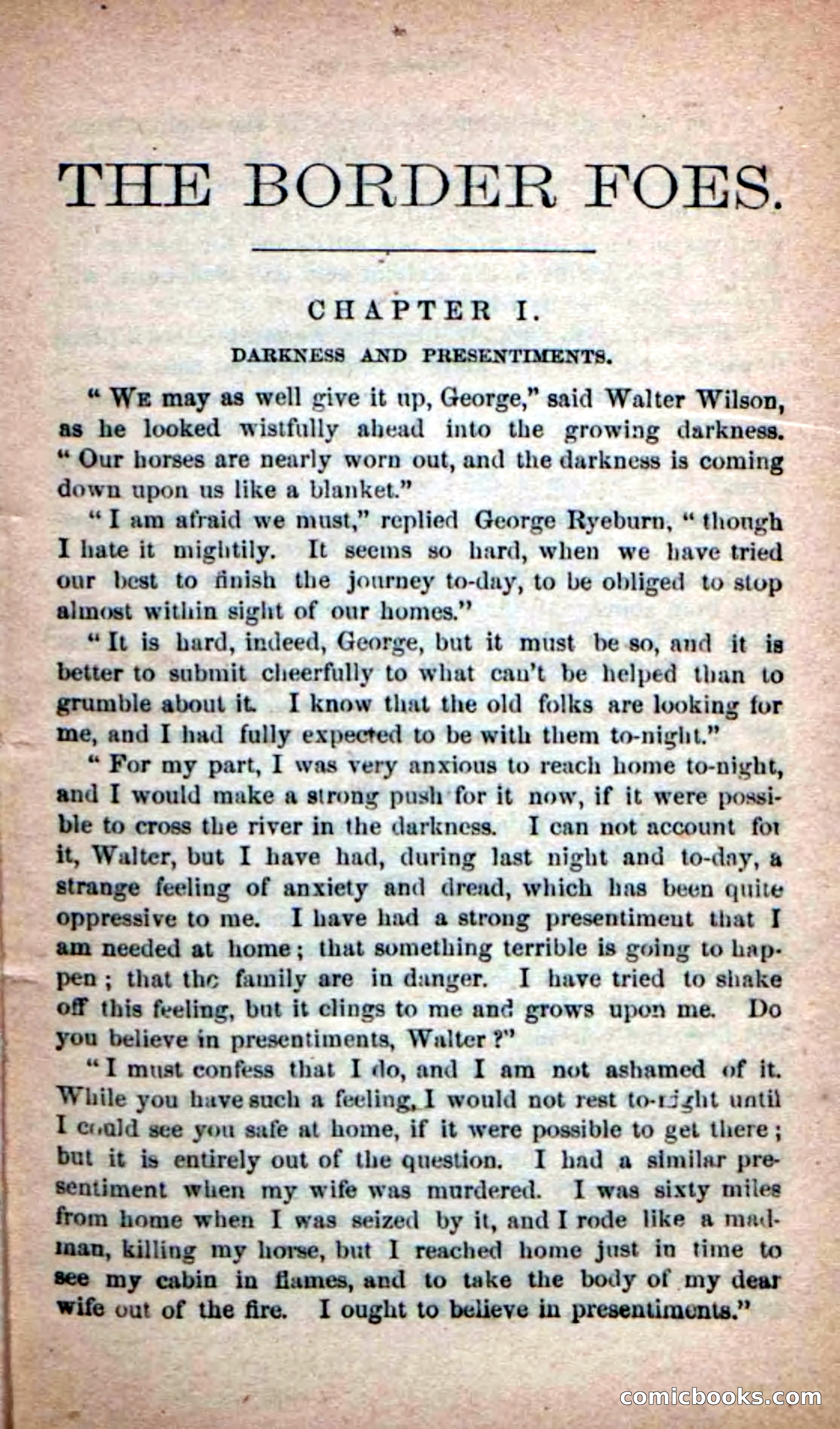 Beadle's Dime Novels No. 139: The Border Foes — page 7 of 100