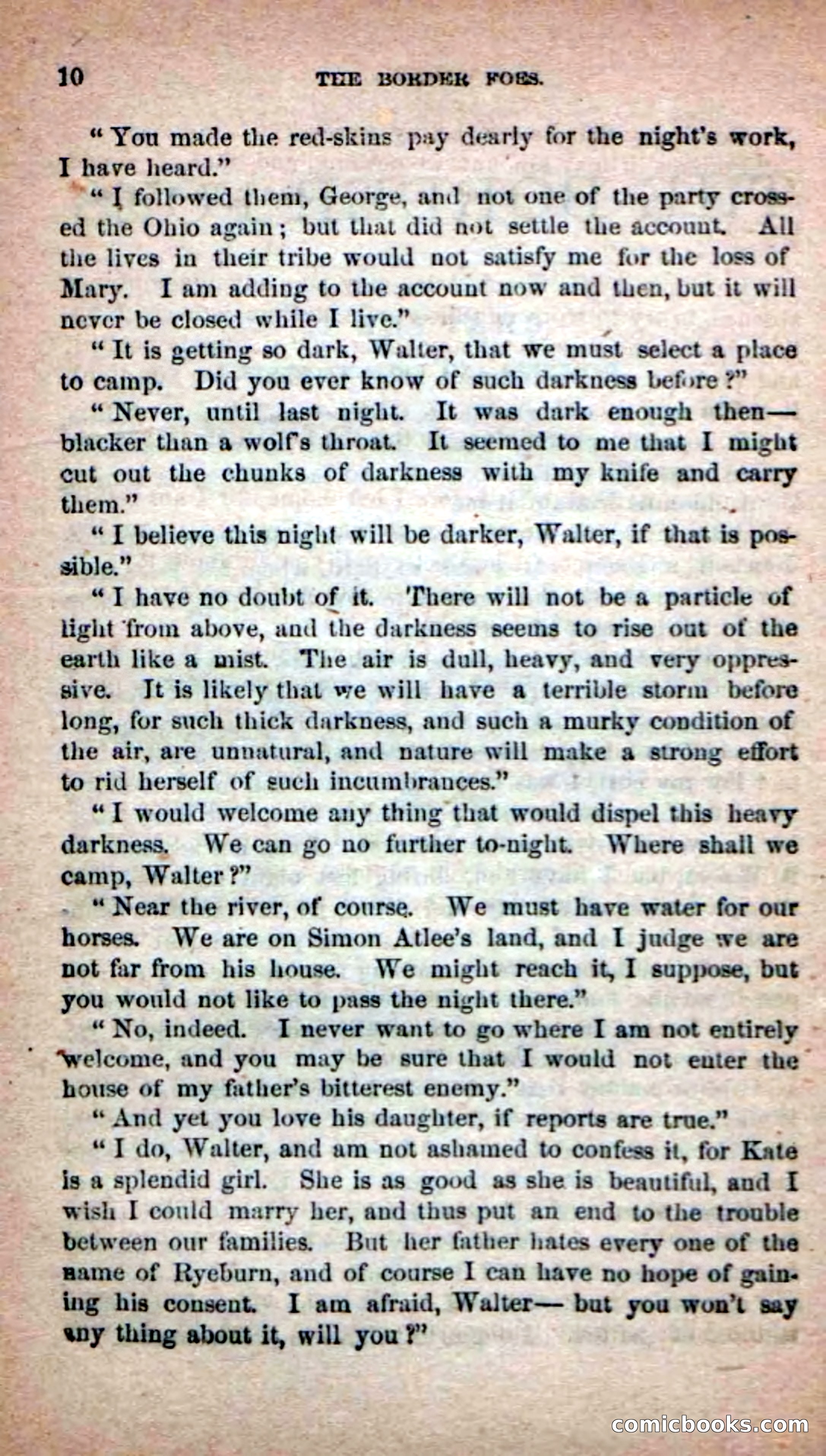 Beadle's Dime Novels No. 139: The Border Foes — page 8 of 100