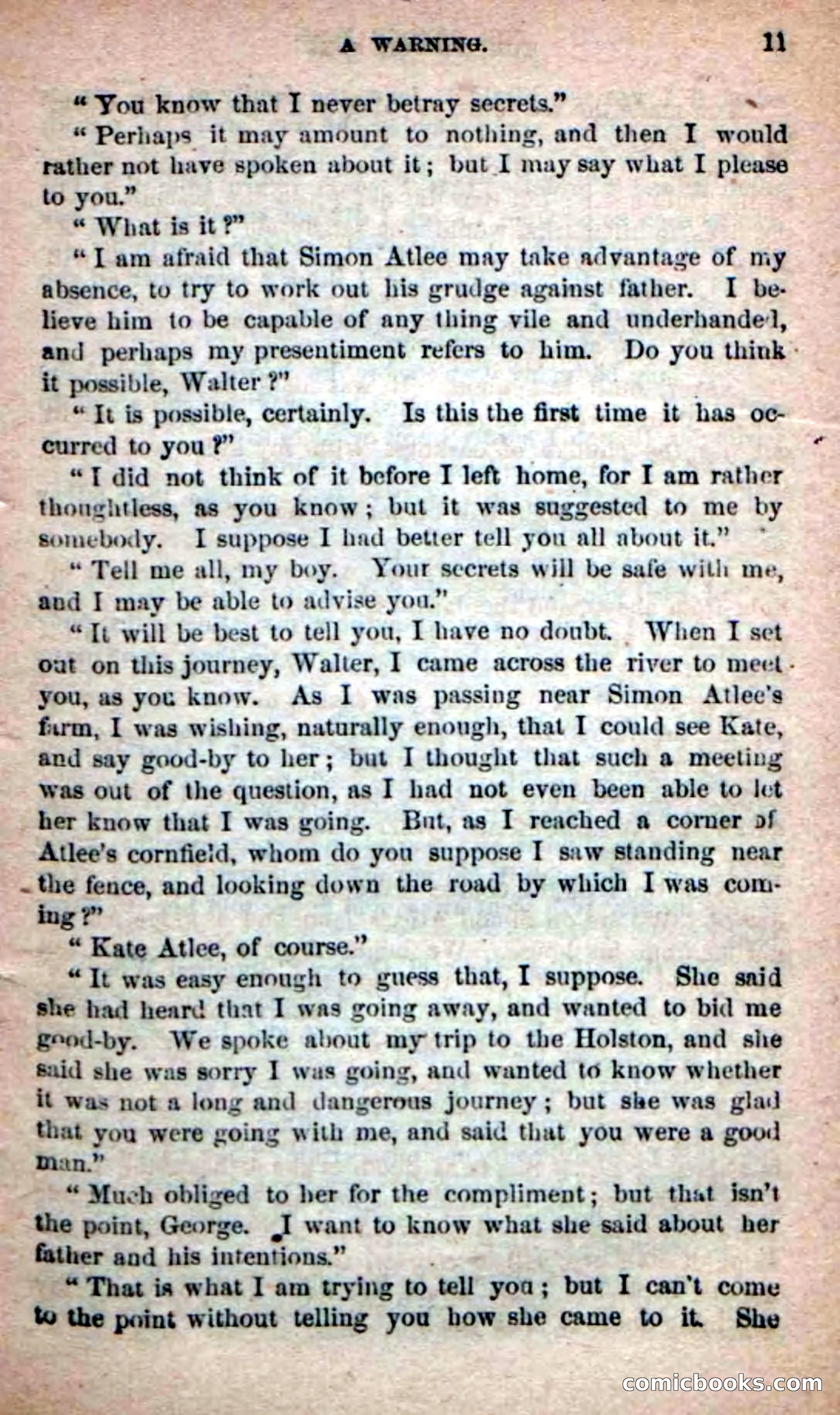 Beadle's Dime Novels No. 139: The Border Foes — page 9 of 100