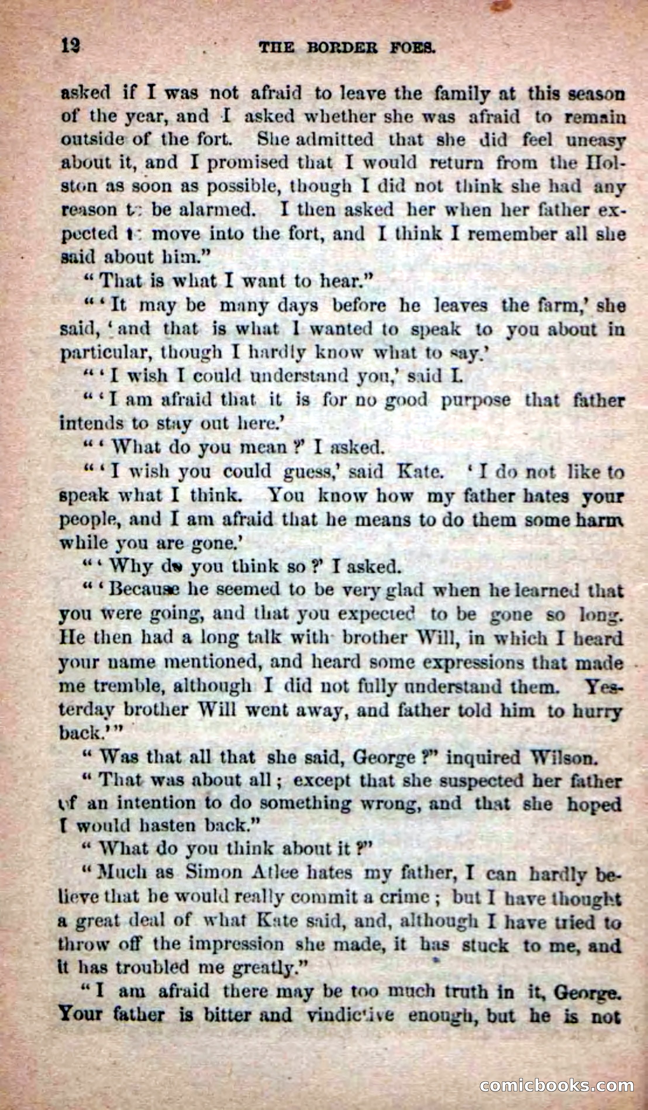 Beadle's Dime Novels No. 139: The Border Foes — page 10 of 100