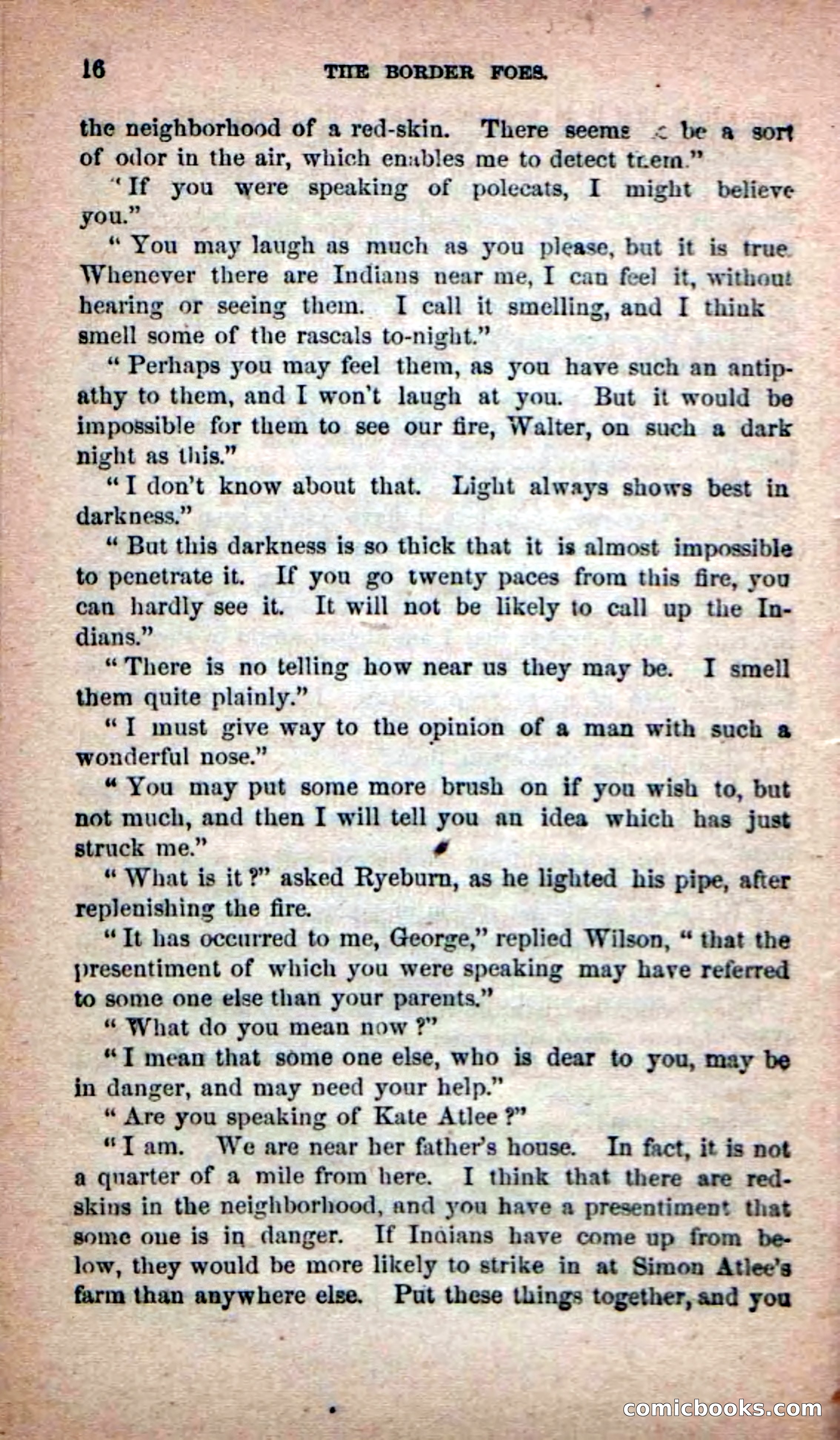 Beadle's Dime Novels No. 139: The Border Foes — page 14 of 100