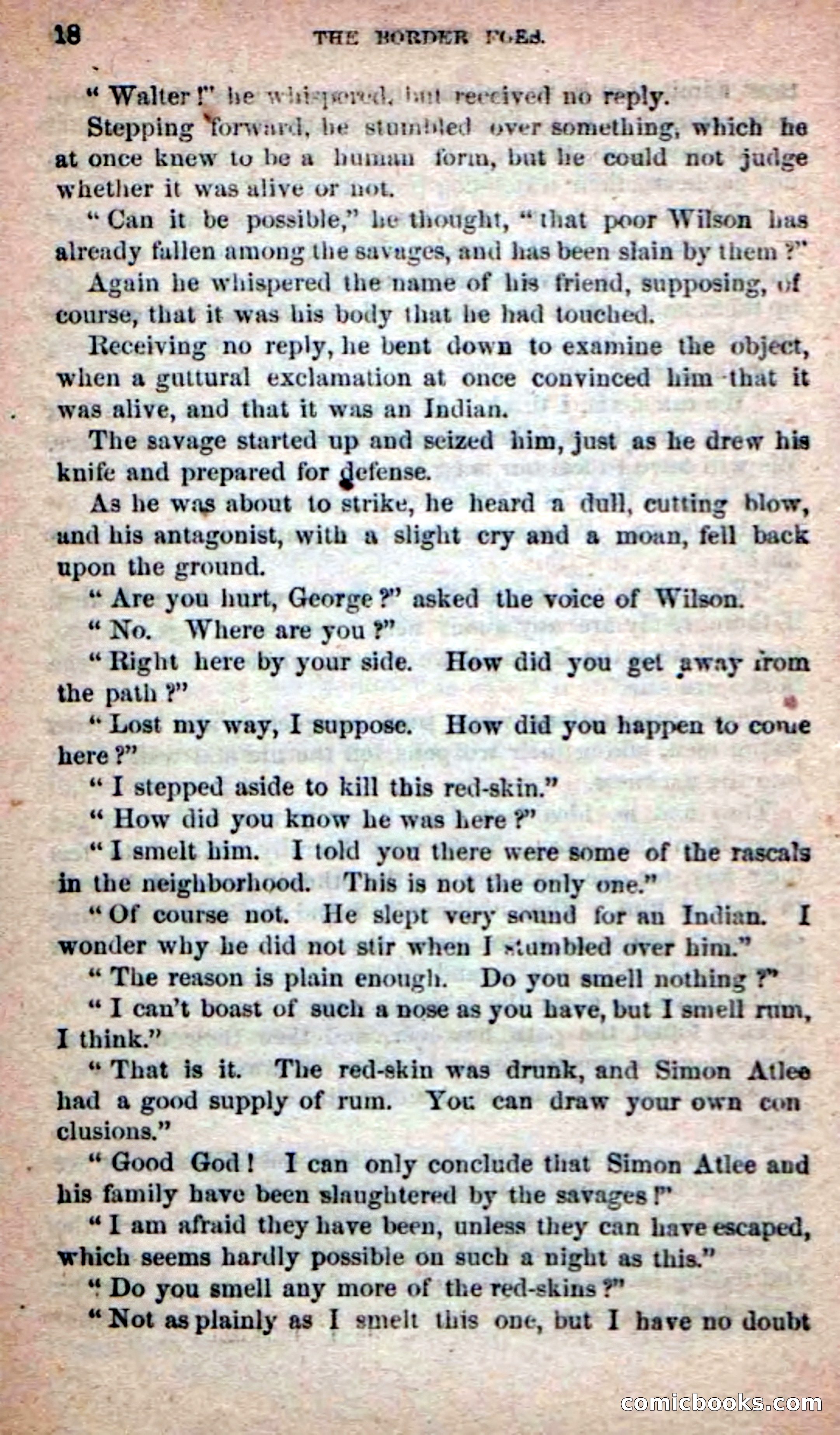 Beadle's Dime Novels No. 139: The Border Foes — page 16 of 100