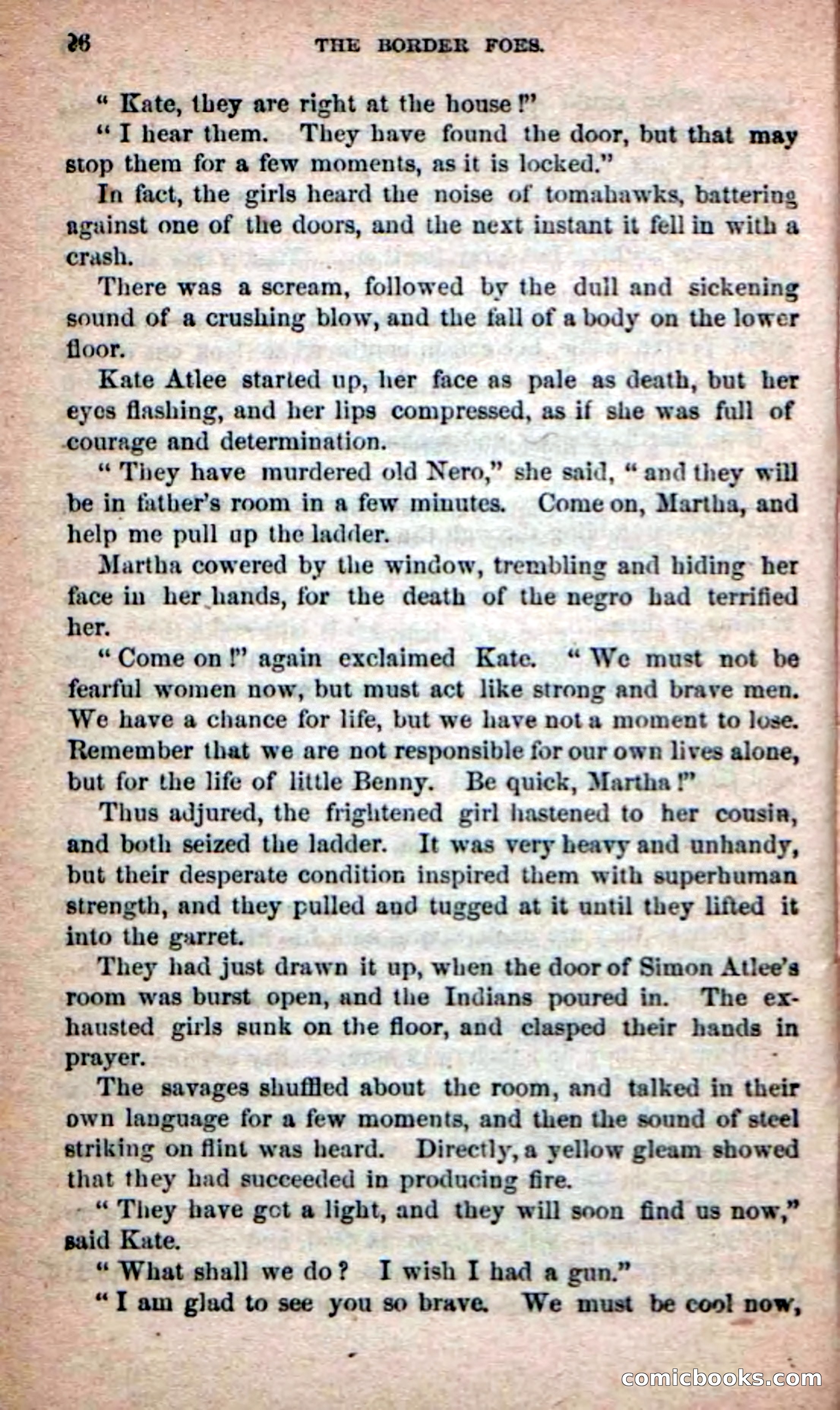Beadle's Dime Novels No. 139: The Border Foes — page 24 of 100