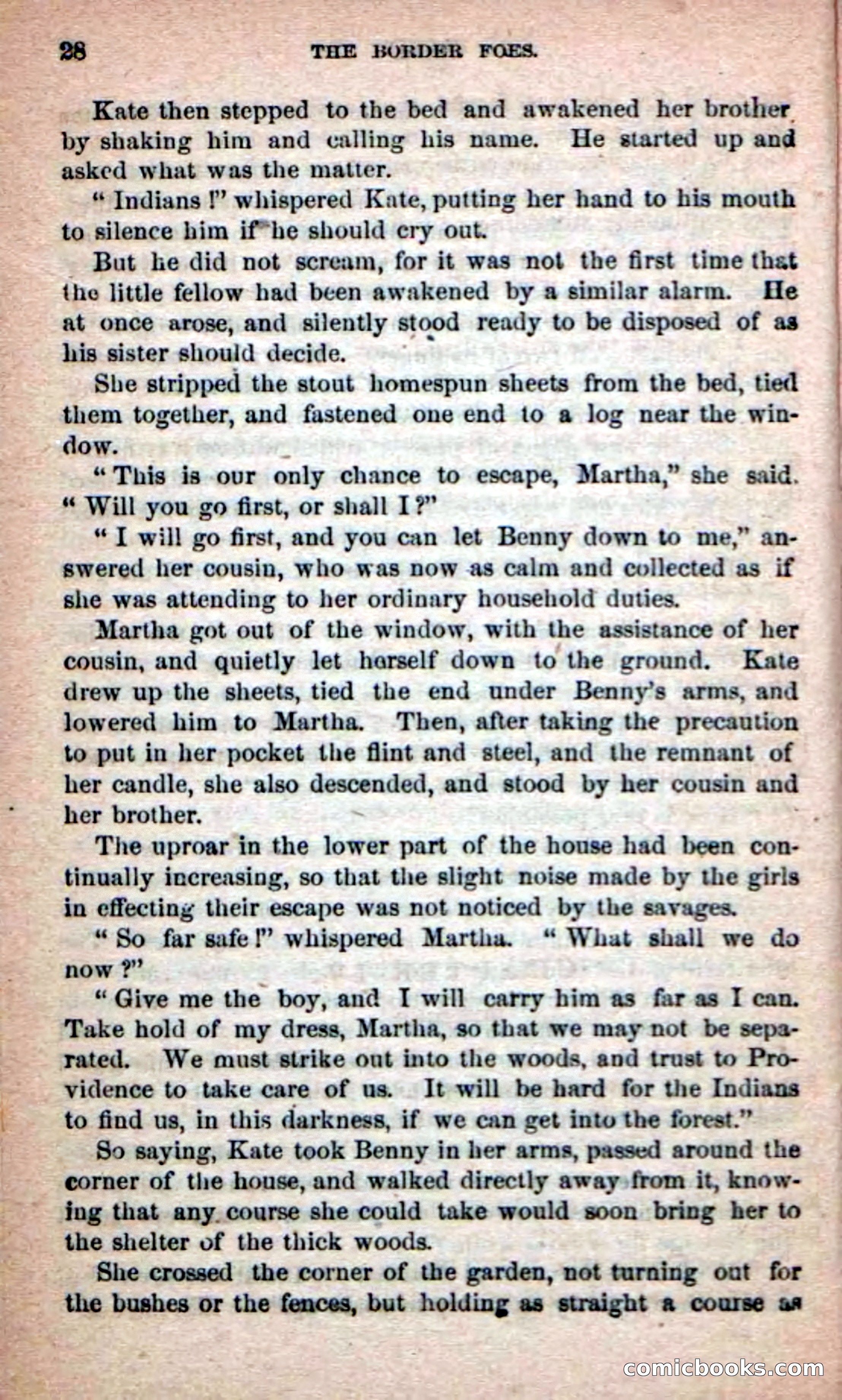 Beadle's Dime Novels No. 139: The Border Foes — page 26 of 100