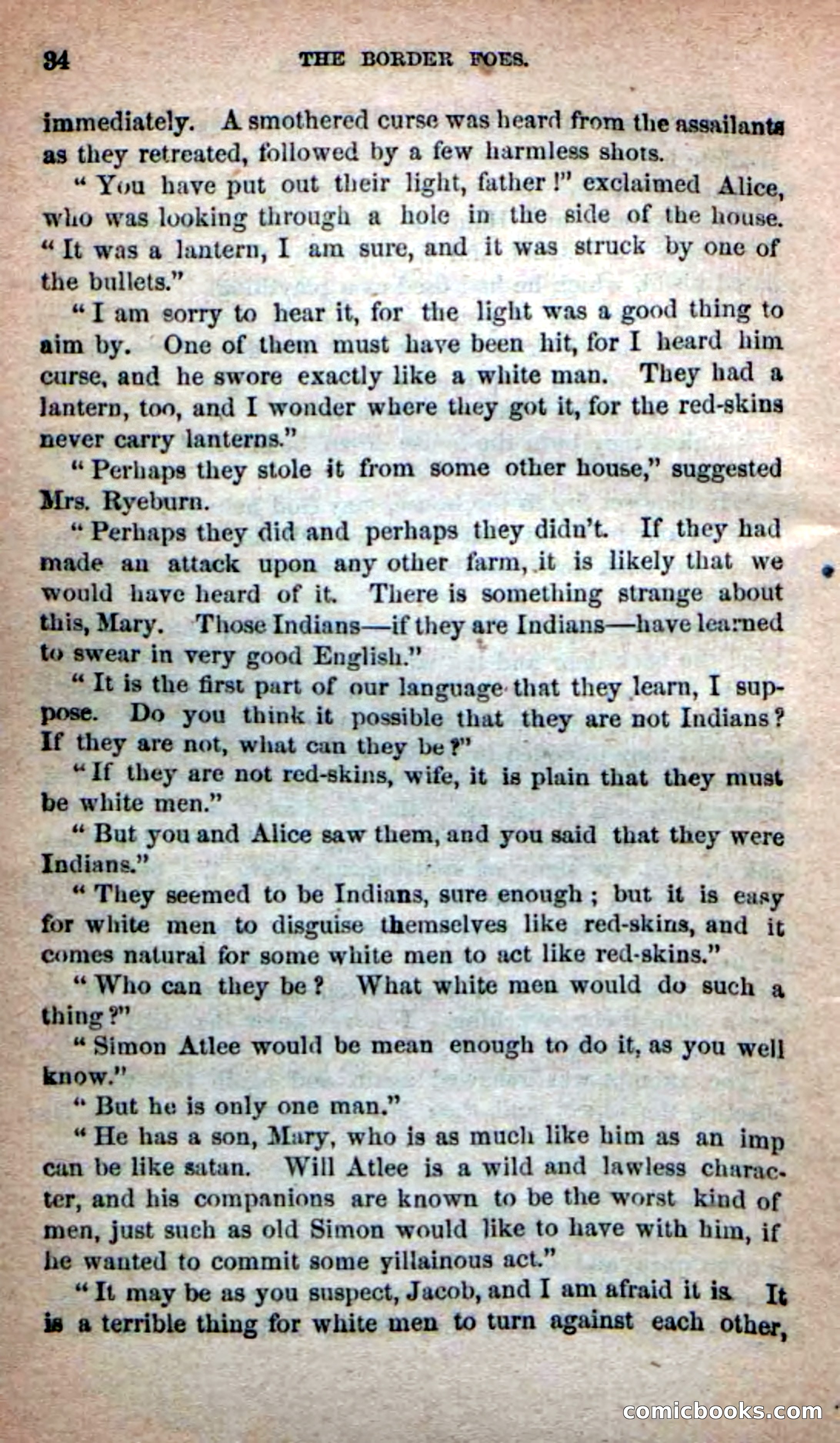 Beadle's Dime Novels No. 139: The Border Foes — page 32 of 100