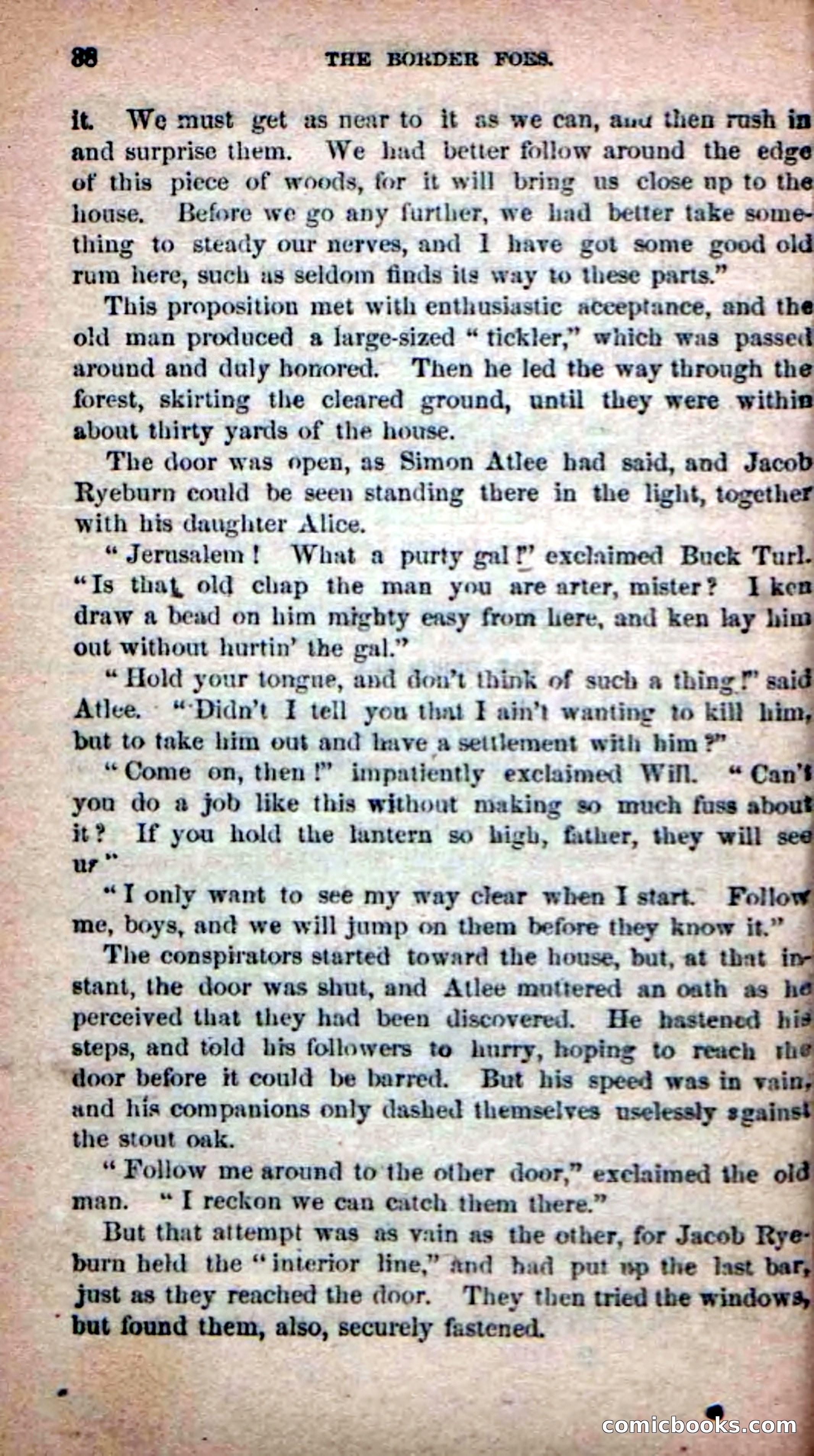 Beadle's Dime Novels No. 139: The Border Foes — page 36 of 100