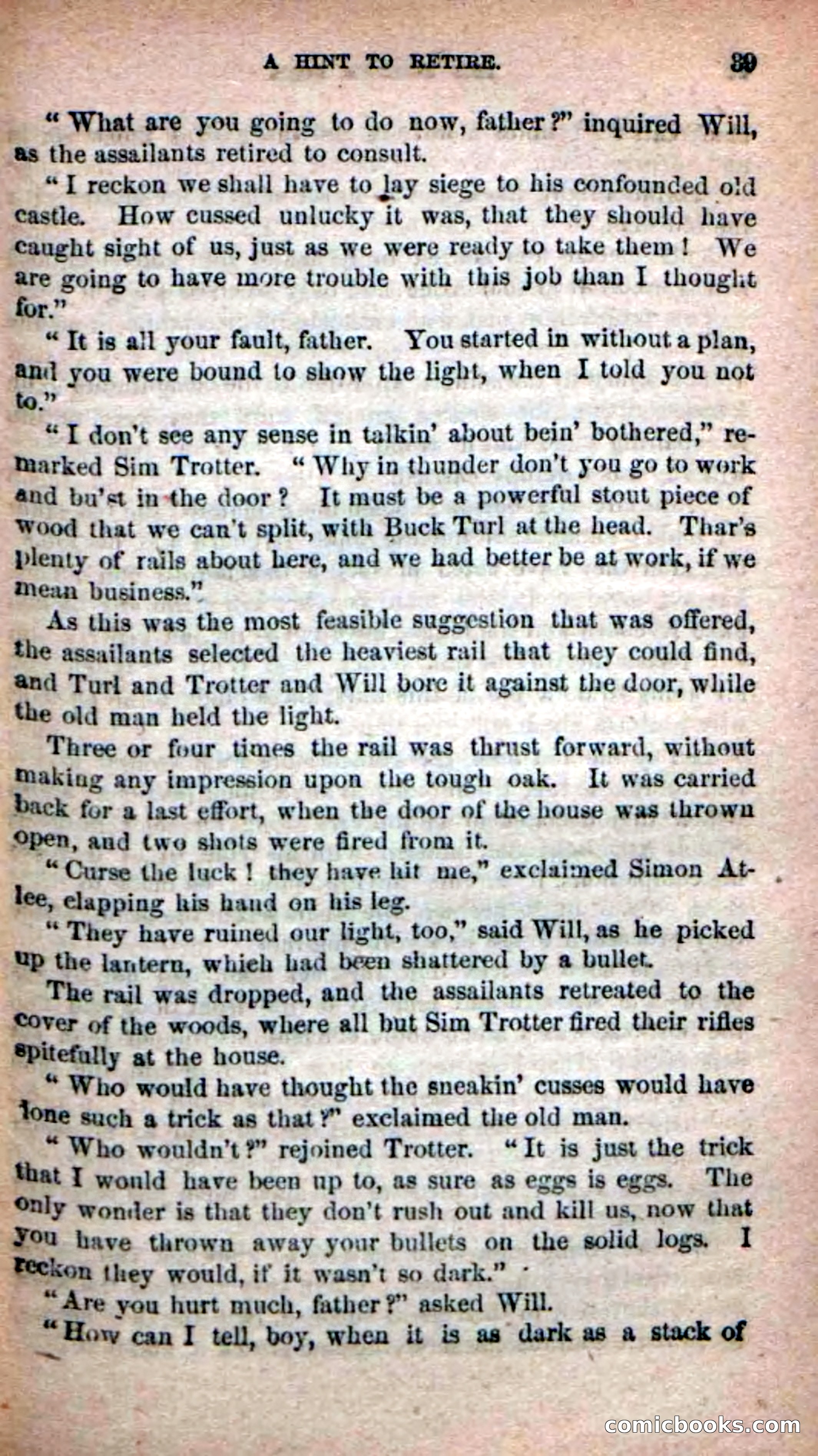 Beadle's Dime Novels No. 139: The Border Foes — page 37 of 100