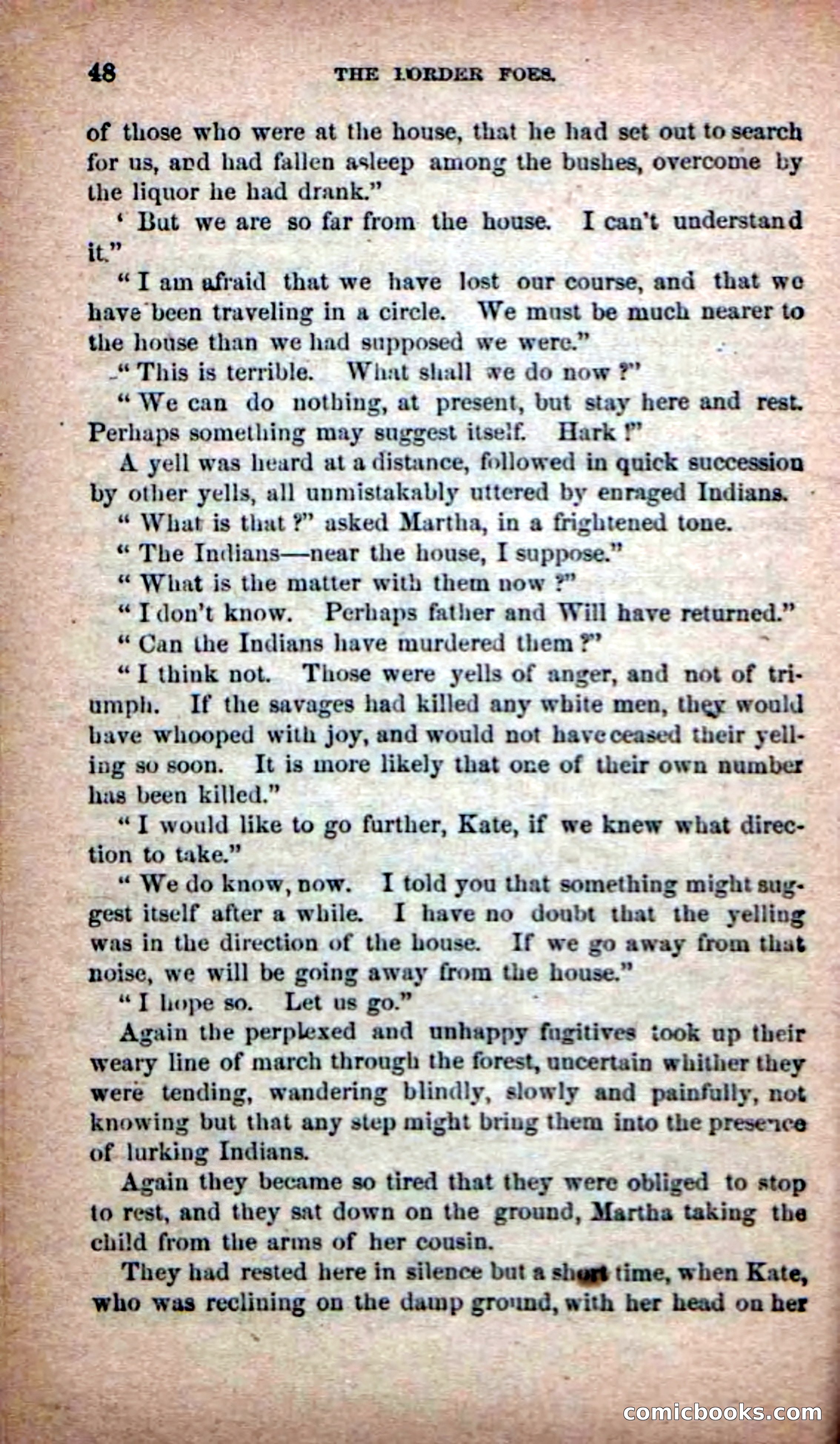 Beadle's Dime Novels No. 139: The Border Foes — page 46 of 100