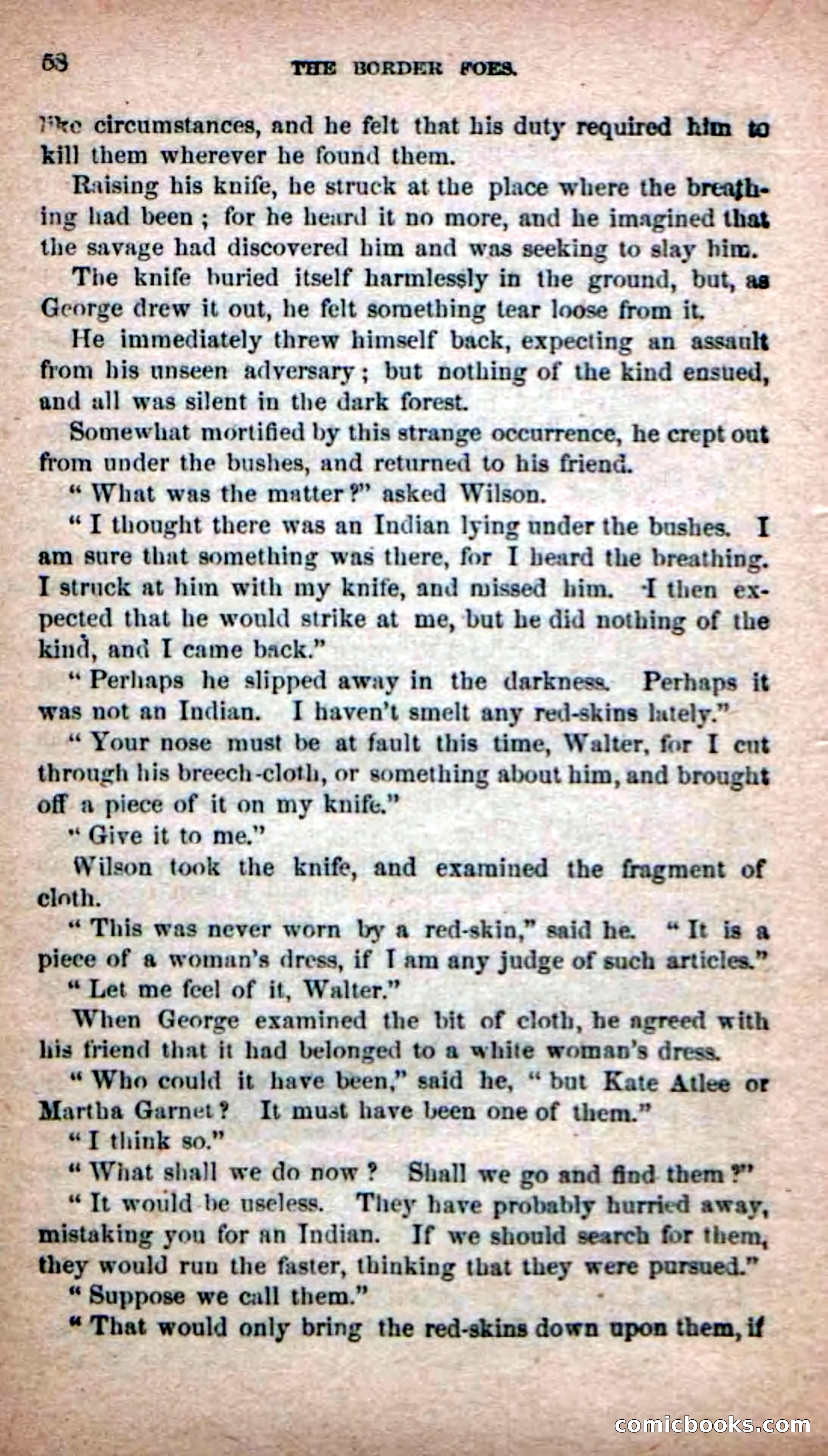 Beadle's Dime Novels No. 139: The Border Foes — page 56 of 100